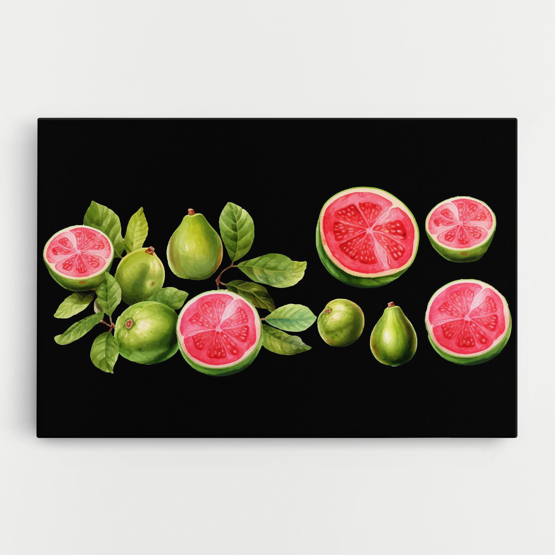 Leinwandbild Green Fruit mockup 0