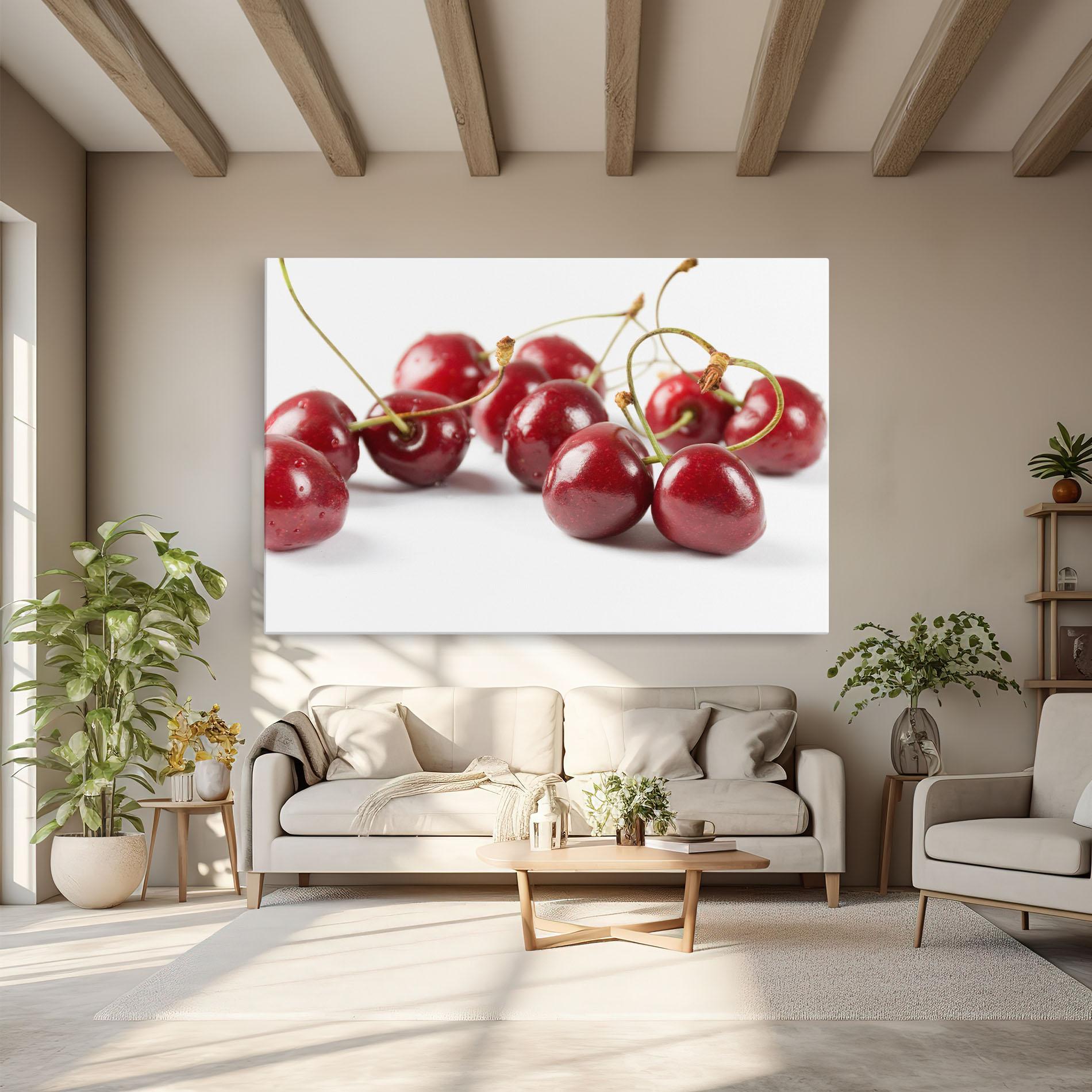 Leinwandbild Cherry Berries mockup 6