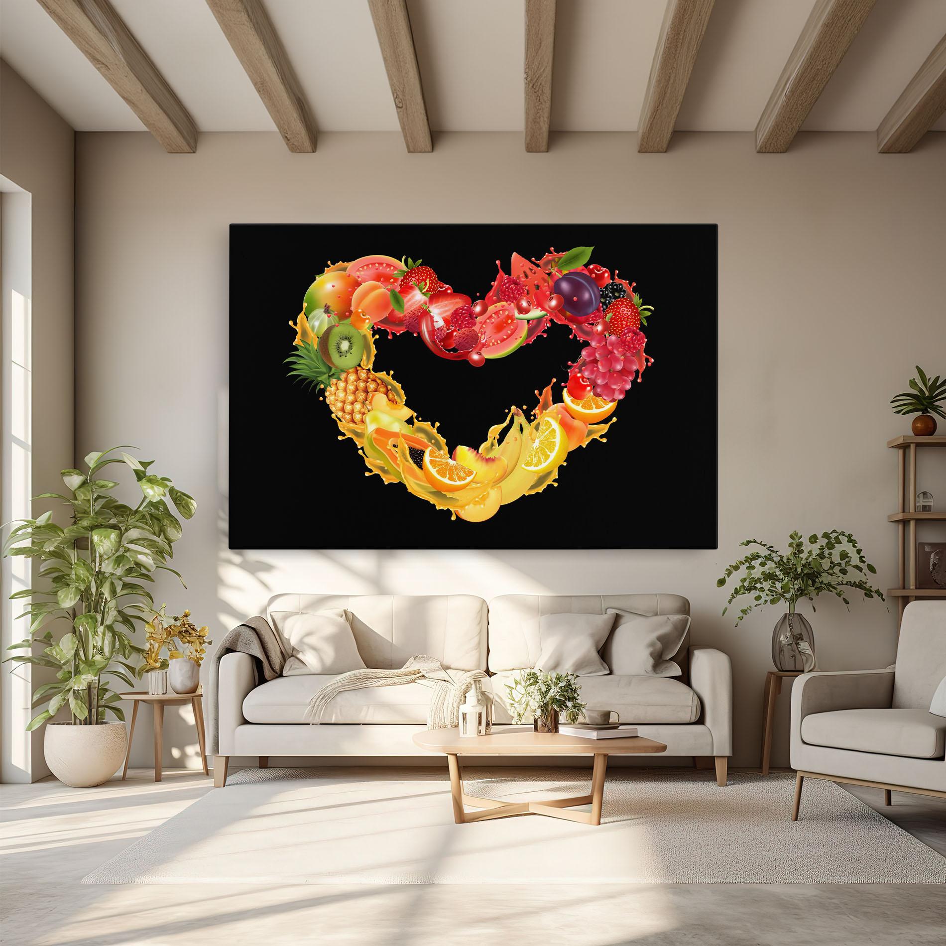 Leinwandbild Juice Frame mockup 6