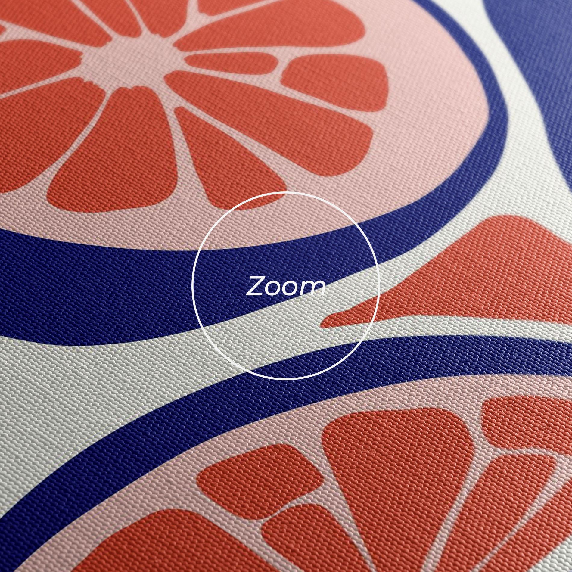 Leinwandbild Blue Pink Fruit mockup 3