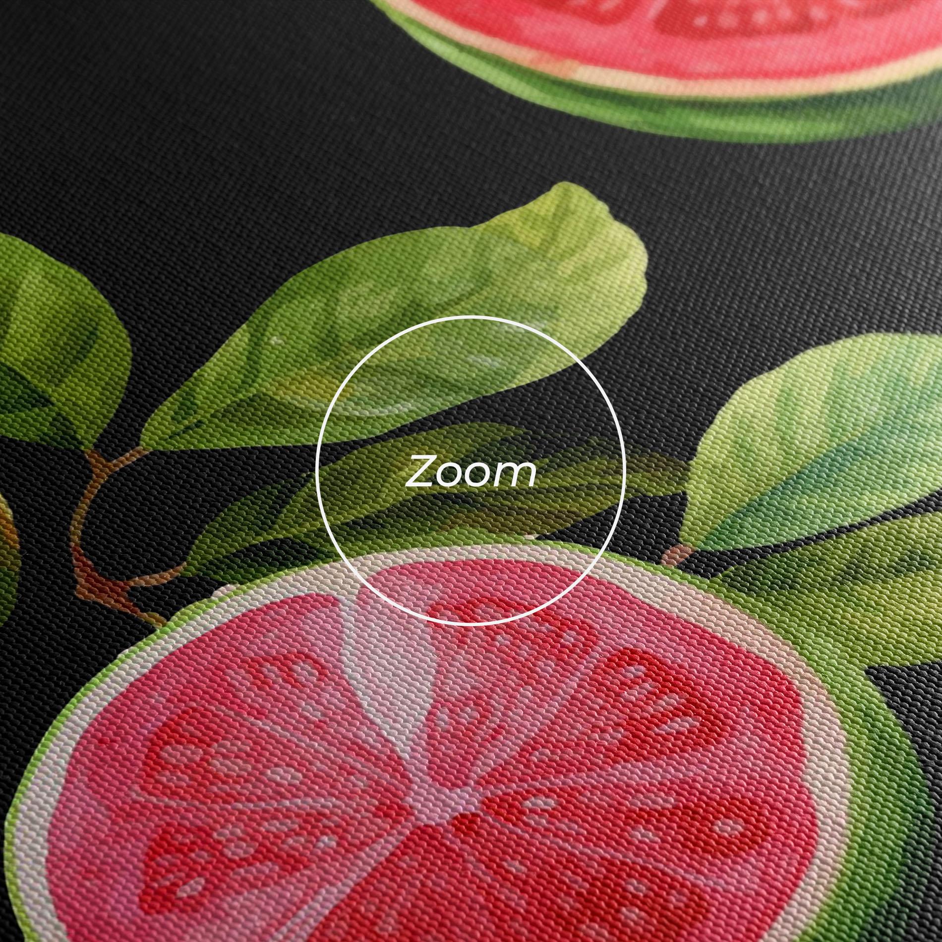 Leinwandbild Green Fruit mockup 3