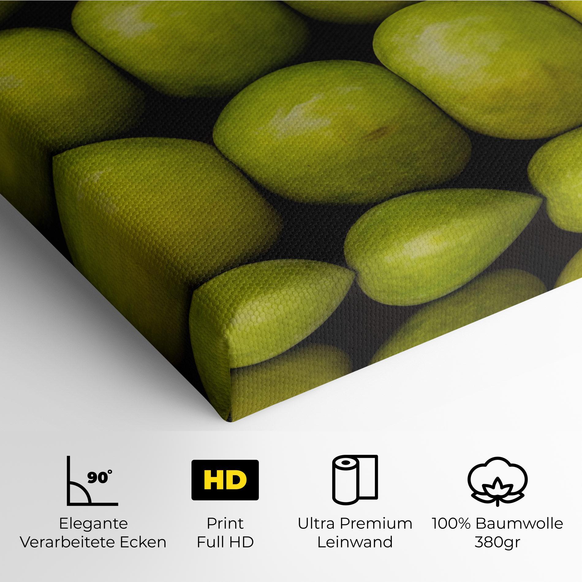 Leinwandbild Apple Wall mockup 4