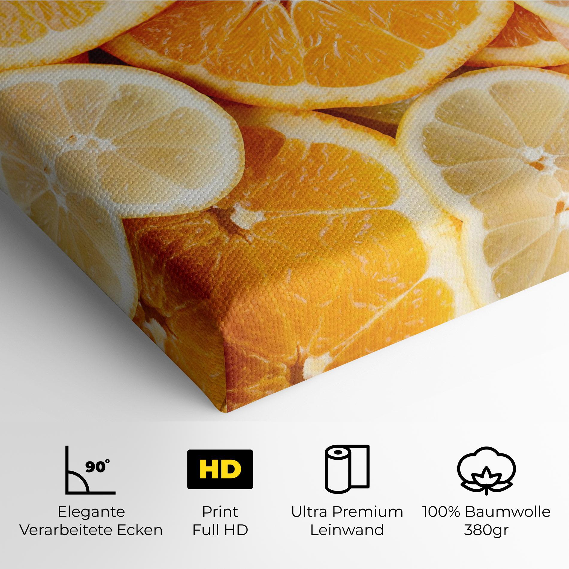 Leinwandbild Citrus Fruits mockup 4