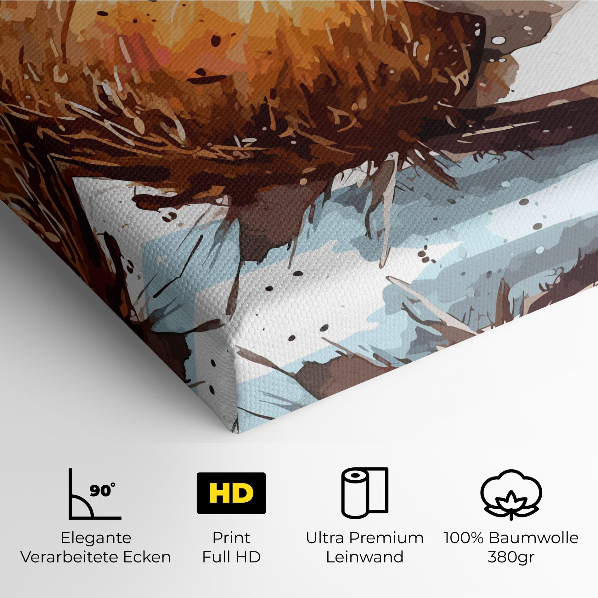 Leinwandbild Coconut Art mockup 4