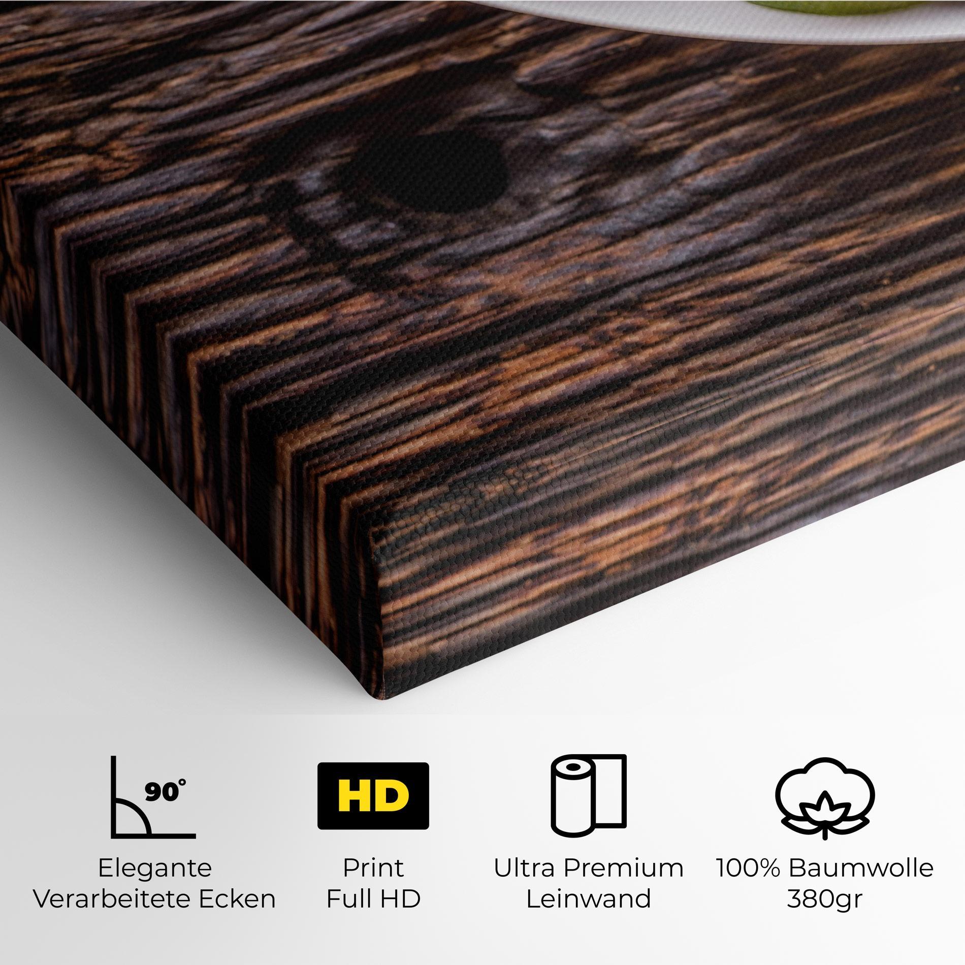 Leinwandbild Fresh Fruit Salad mockup 4