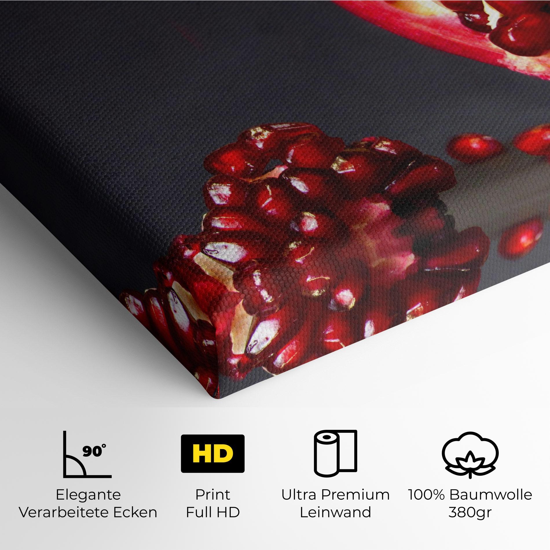 Leinwandbild Open Pomegranate mockup 4