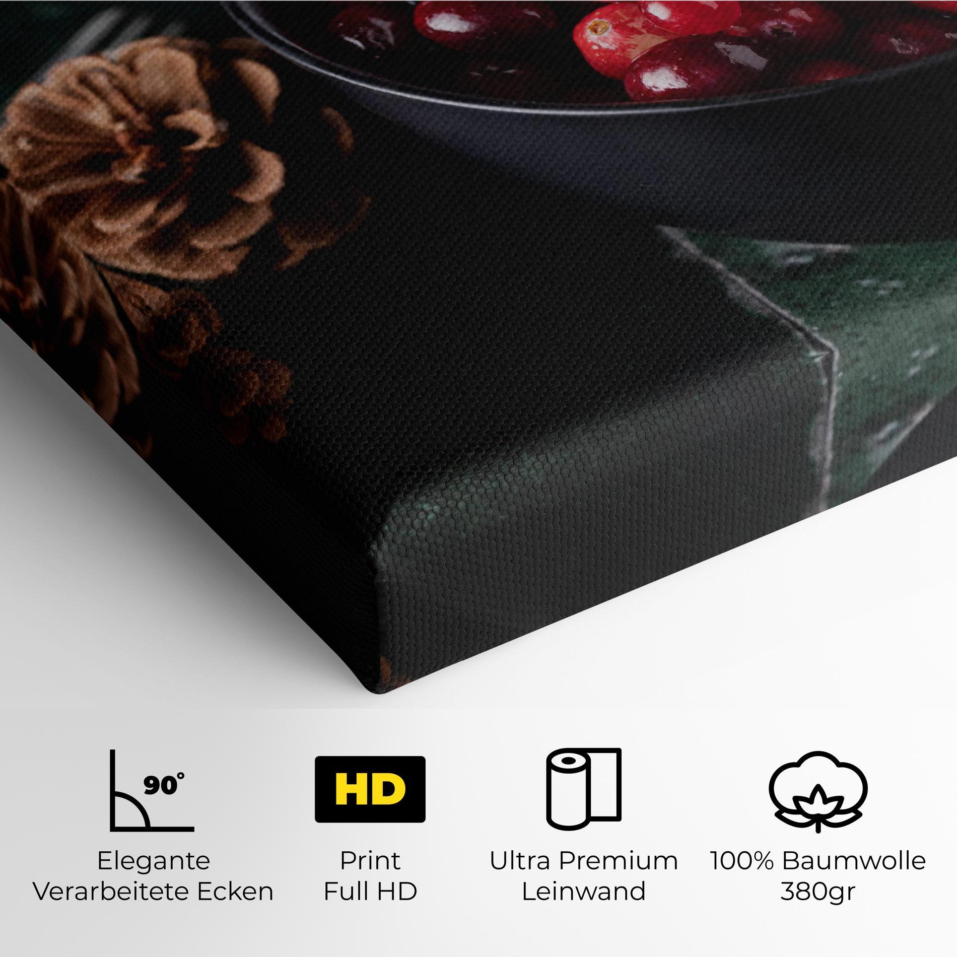 Leinwandbild Red Berries mockup 4