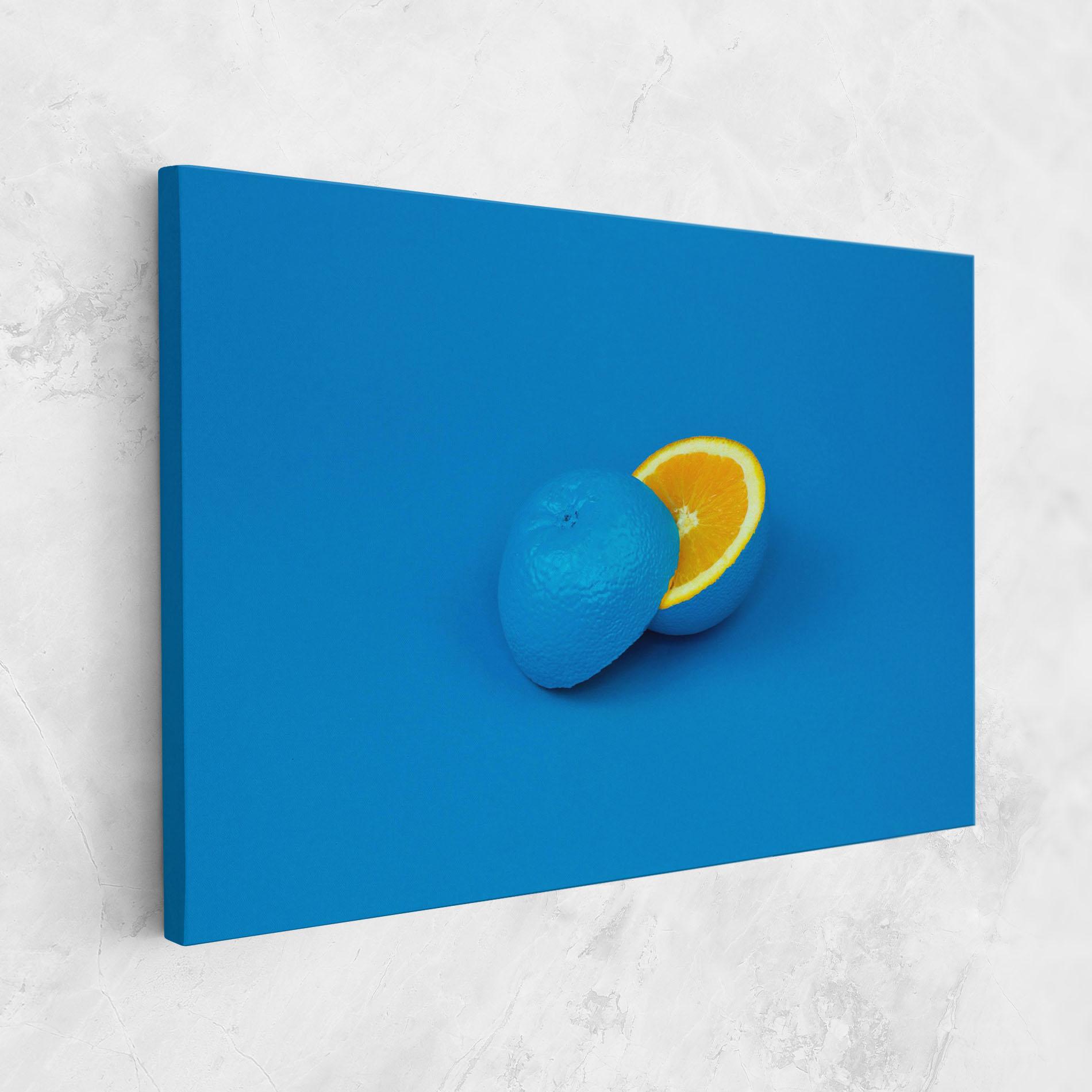 Leinwandbild Blue Orange mockup 1