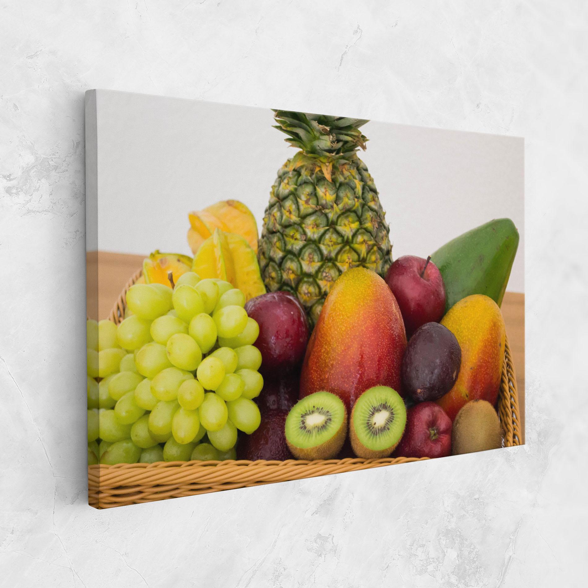 Leinwandbild Fruit Basket mockup 1