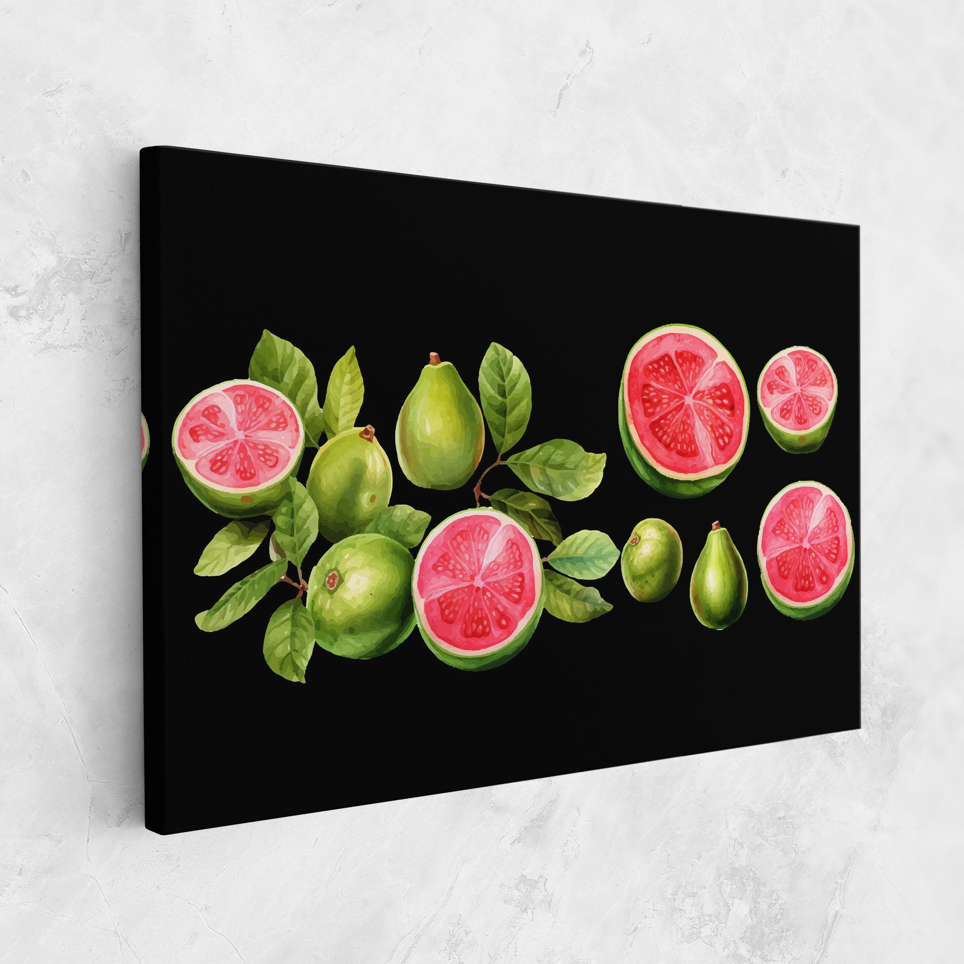 Leinwandbild Green Fruit mockup 1