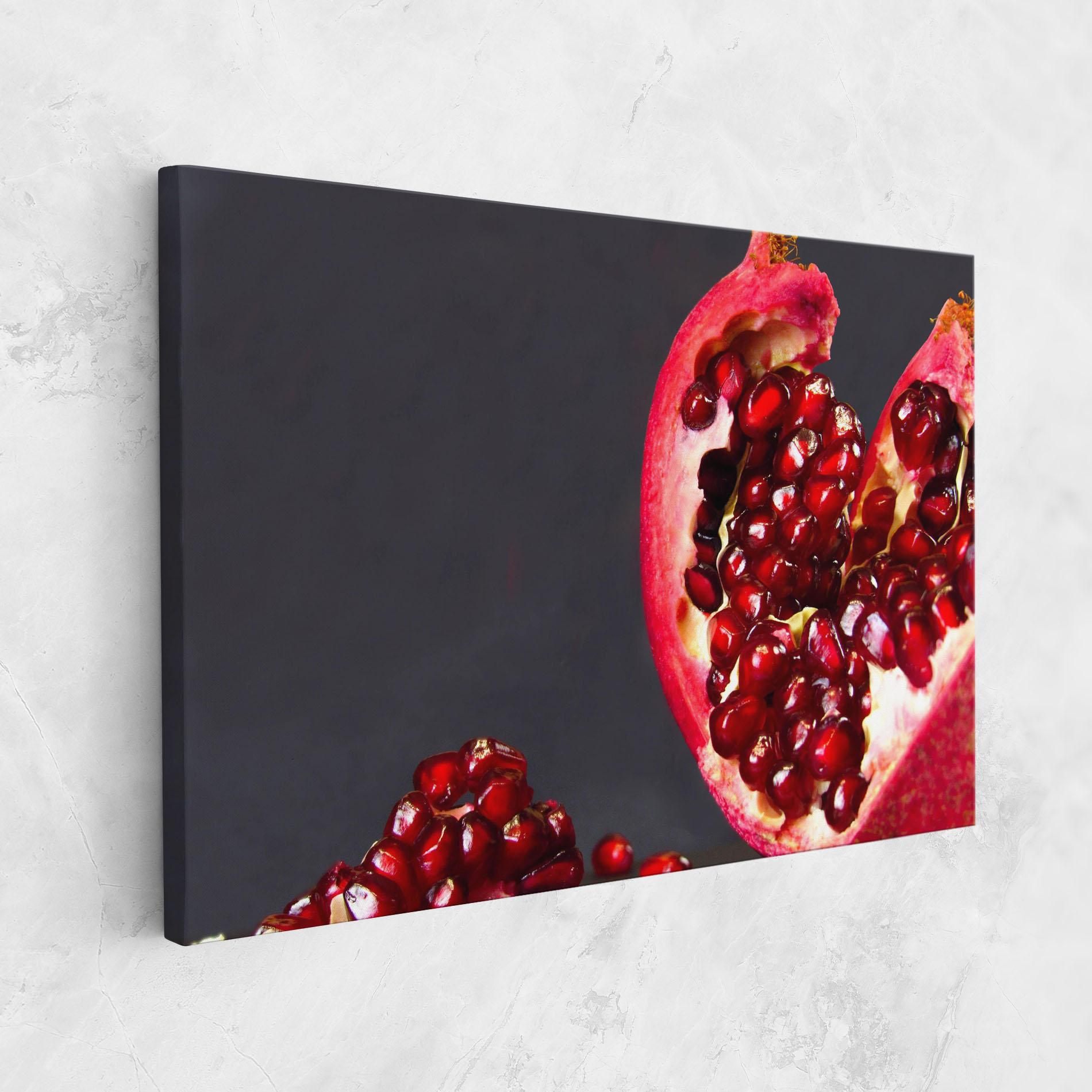 Leinwandbild Open Pomegranate mockup 1