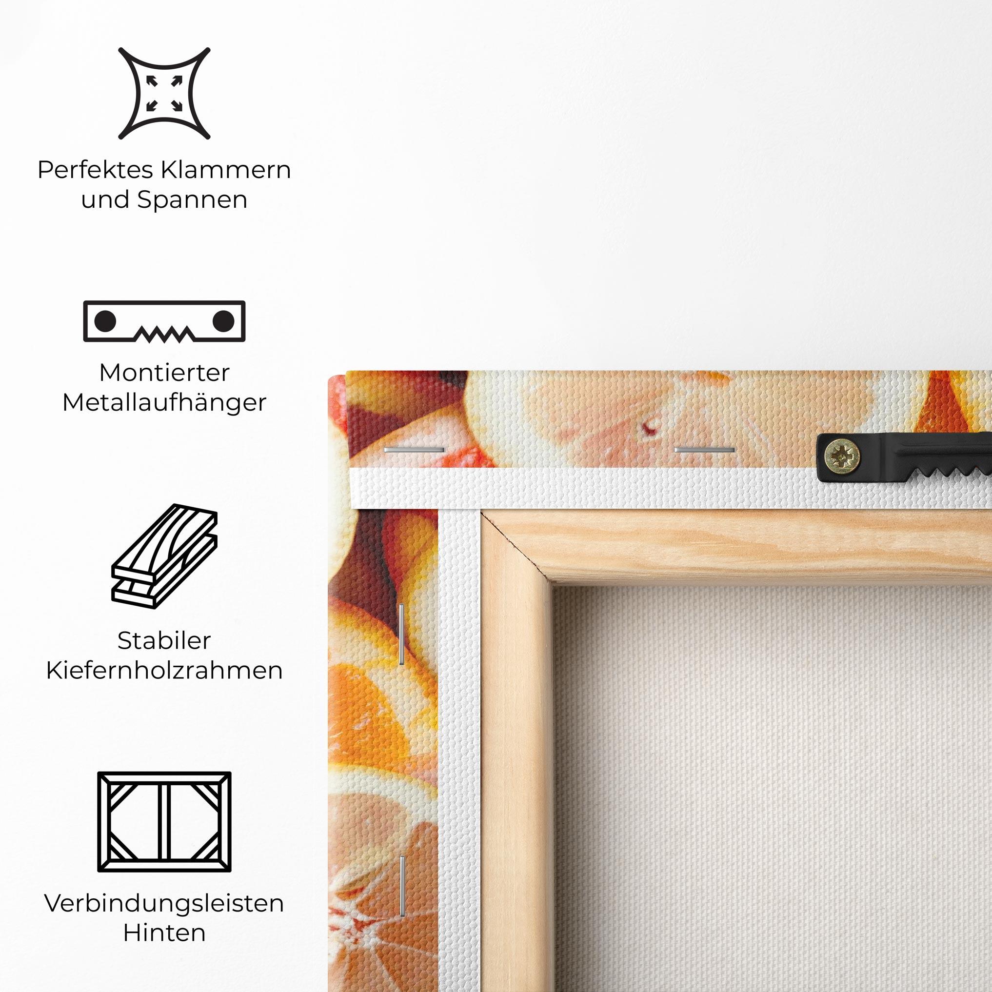 Leinwandbild Citrus Fruits mockup 5