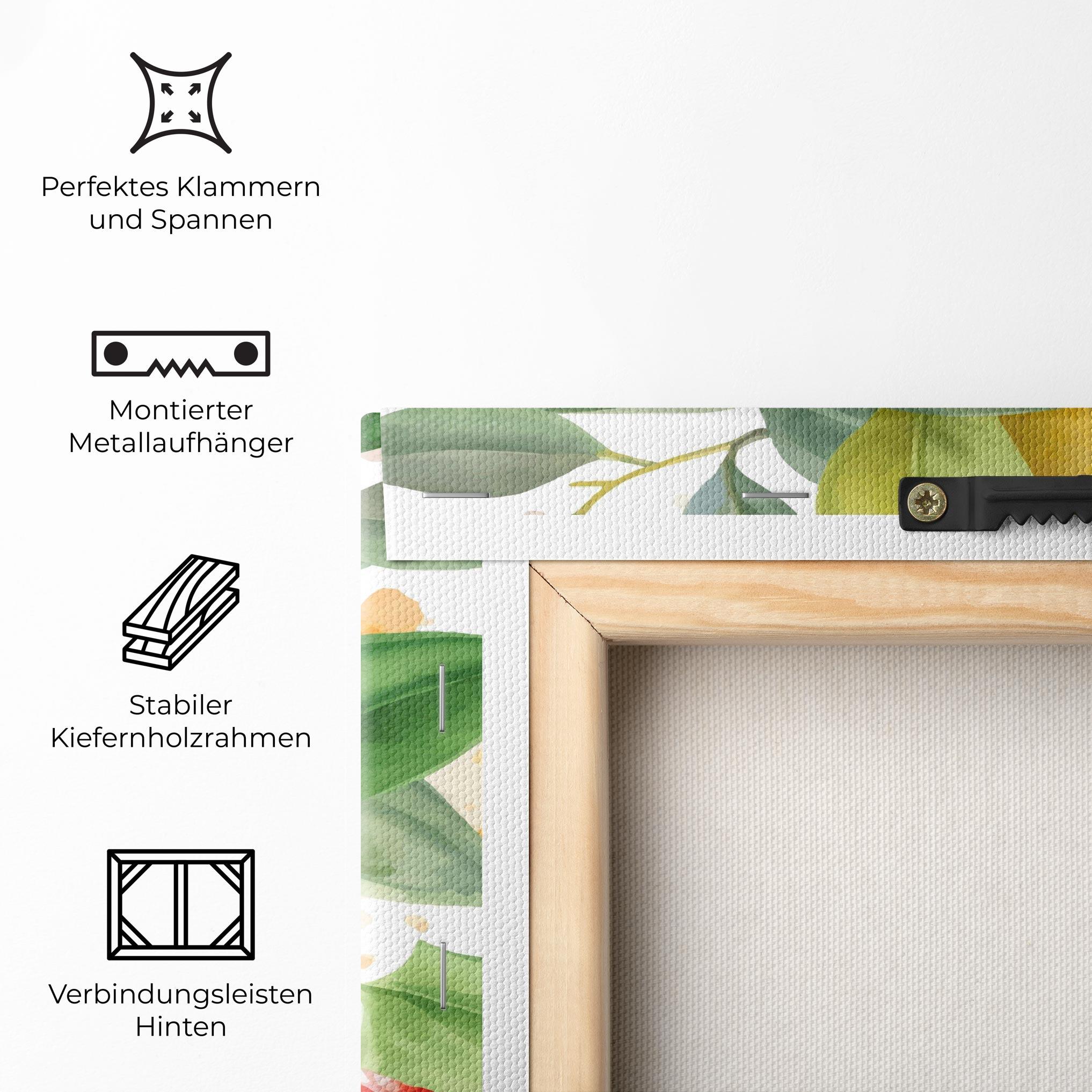 Leinwandbild Grapefruit Art mockup 5