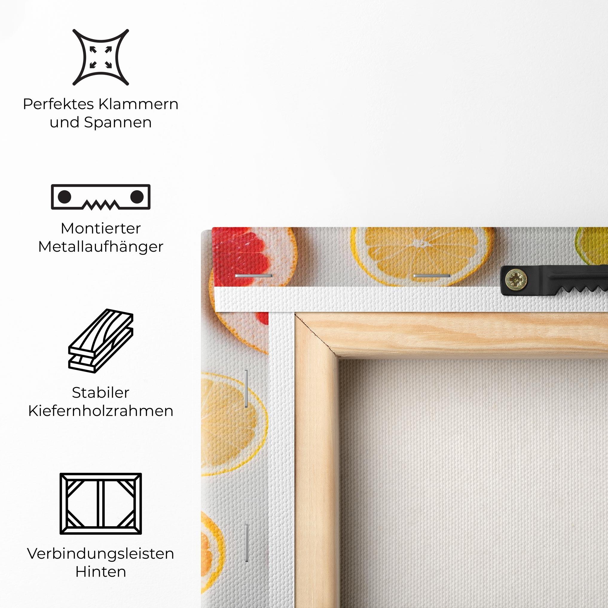 Leinwandbild Grapefruit Mix mockup 5
