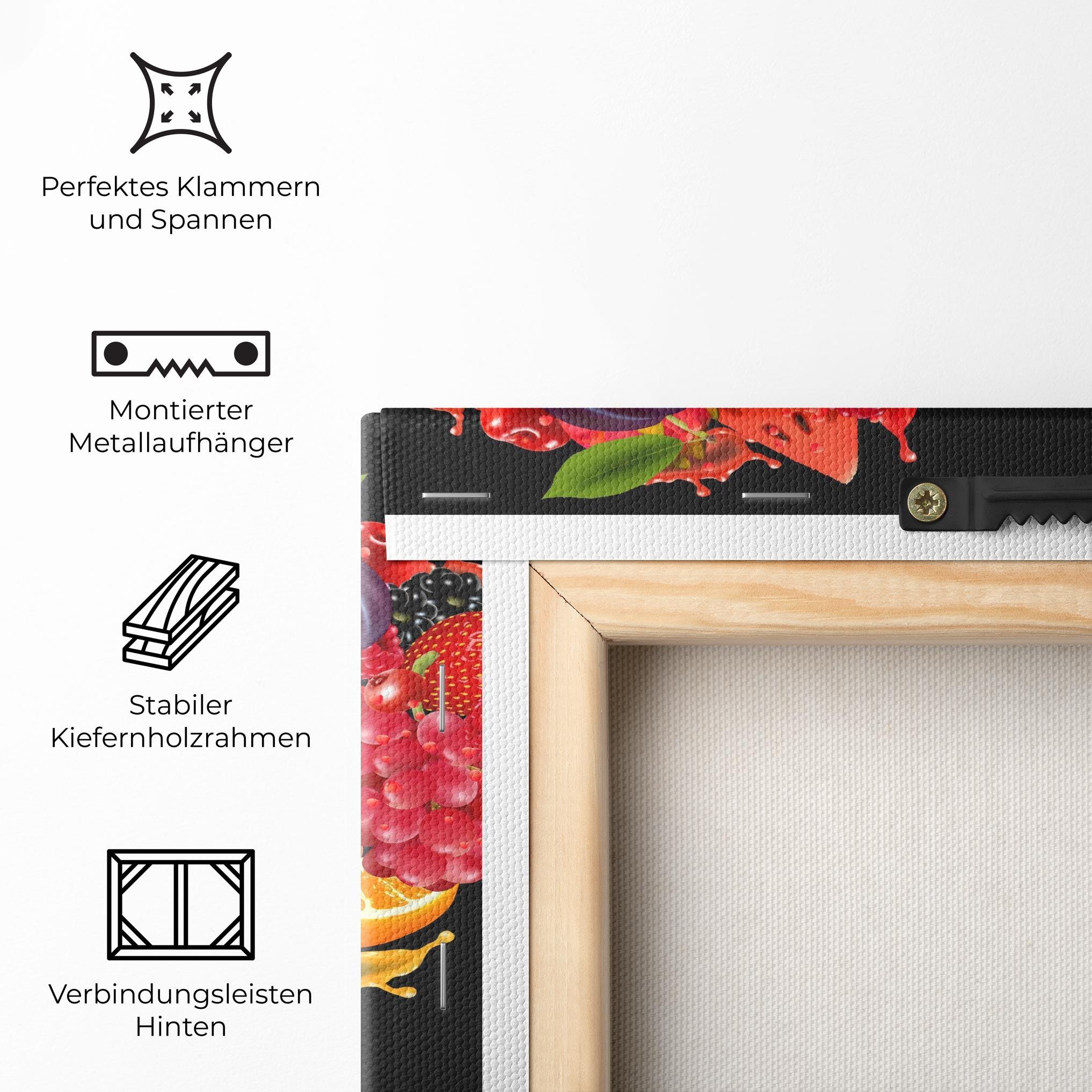 Leinwandbild Juice Frame mockup 5