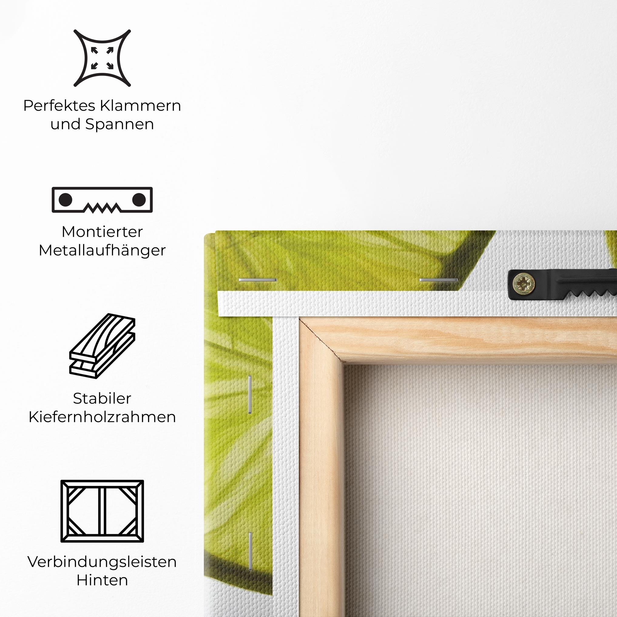 Leinwandbild Lime Slice mockup 5