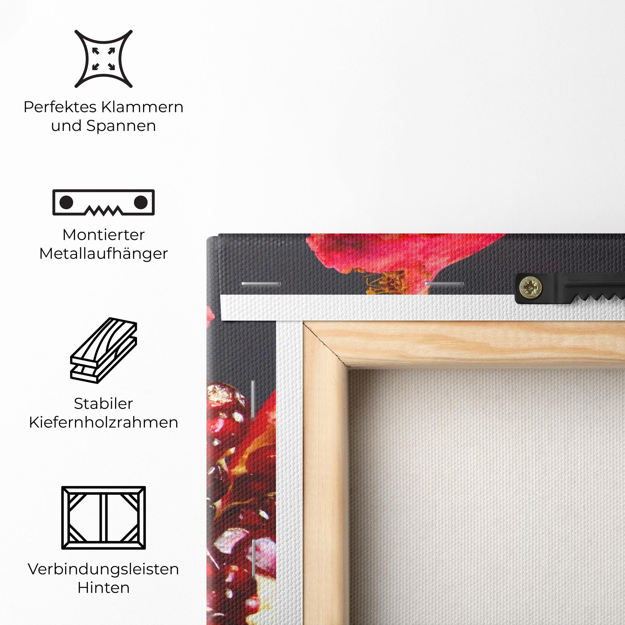 Leinwandbild Open Pomegranate mockup 5
