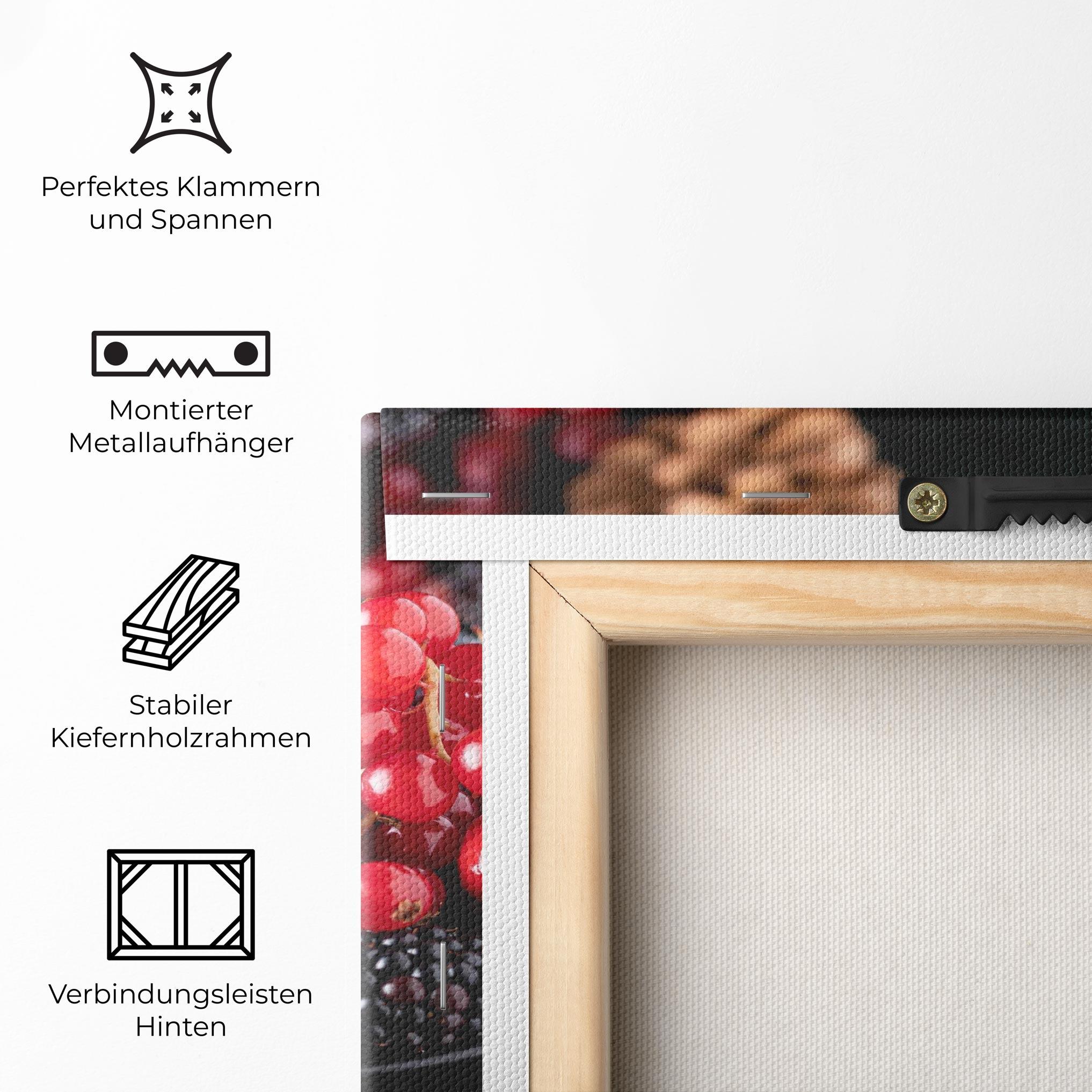 Leinwandbild Red Berries mockup 5