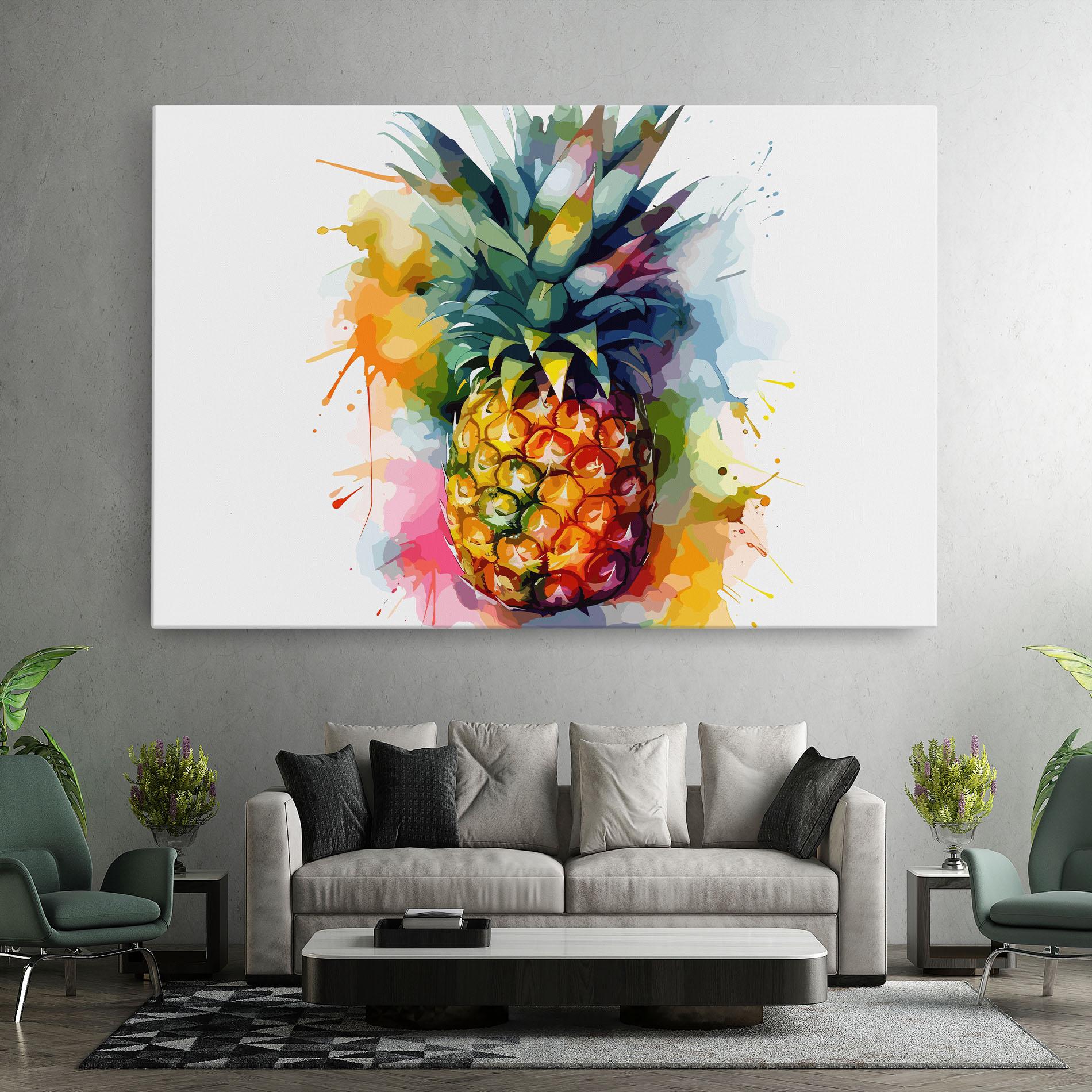 Leinwandbild Color Mix Pineapple mockup 7