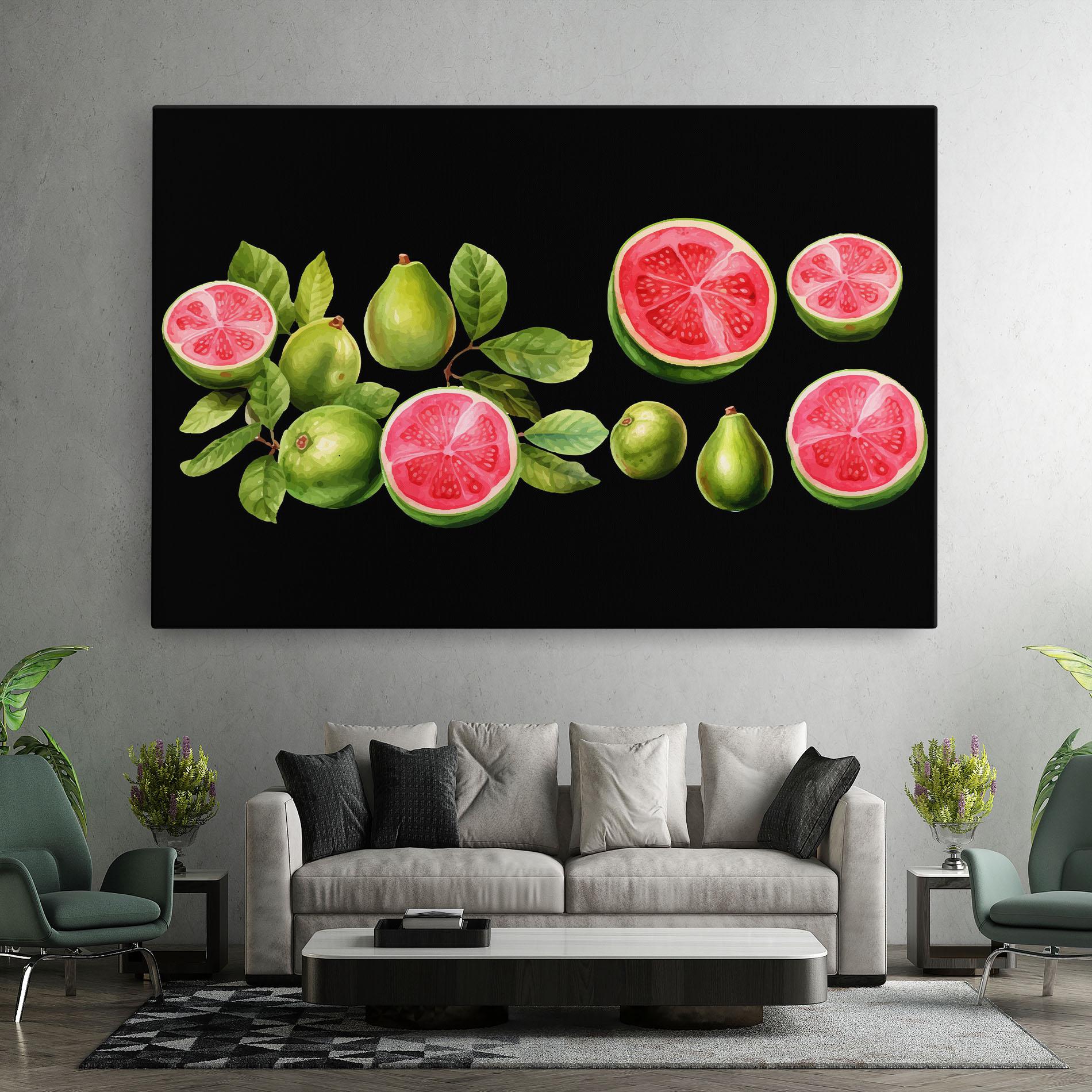 Leinwandbild Green Fruit mockup 7