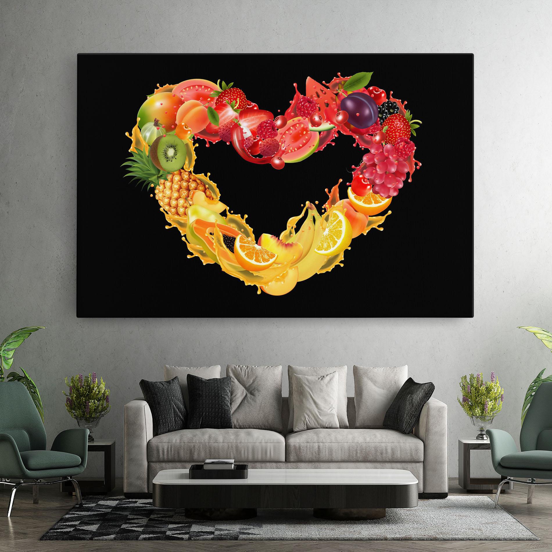 Leinwandbild Juice Frame mockup 7