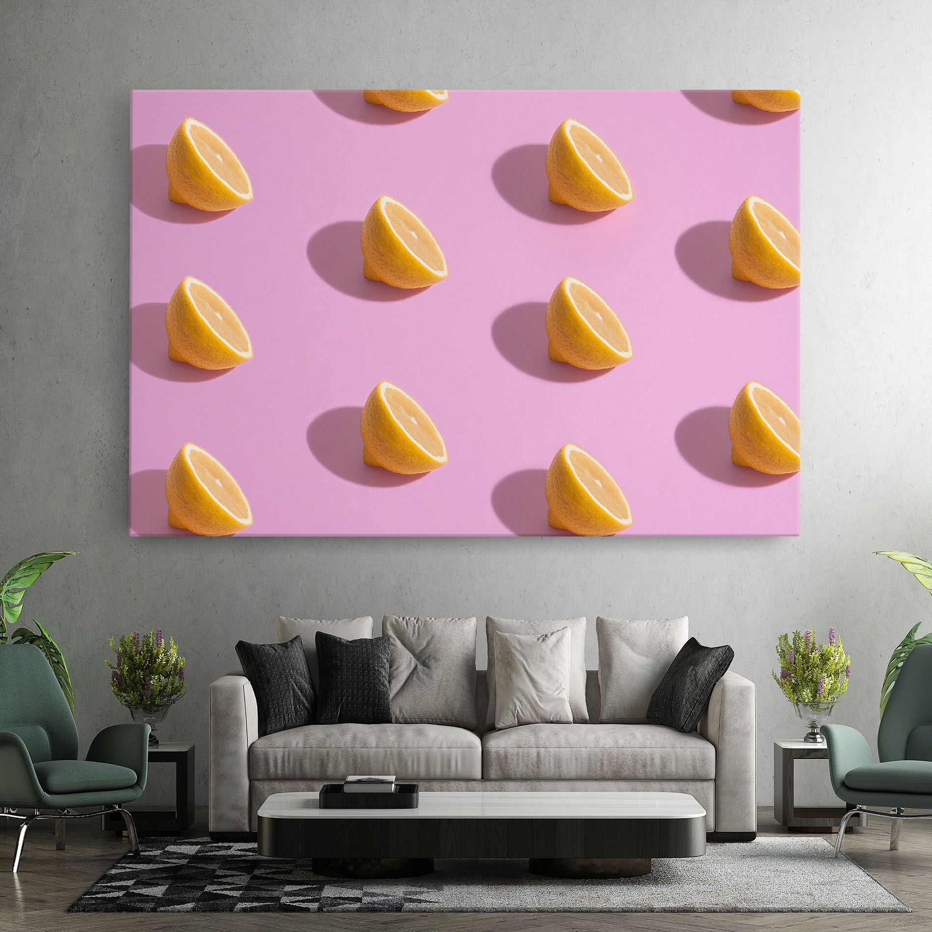 Lemon Pattern mockup 7