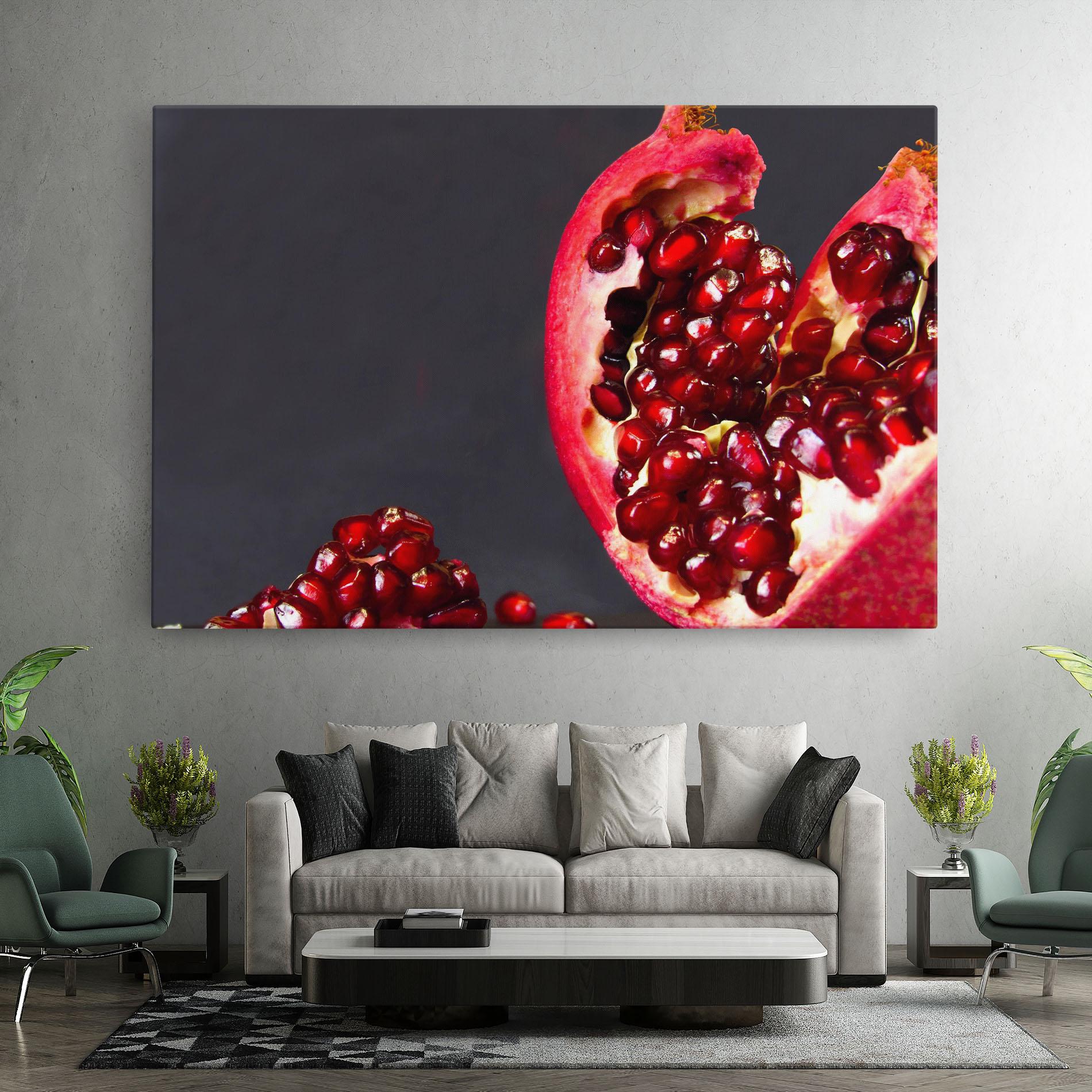Leinwandbild Open Pomegranate mockup 7