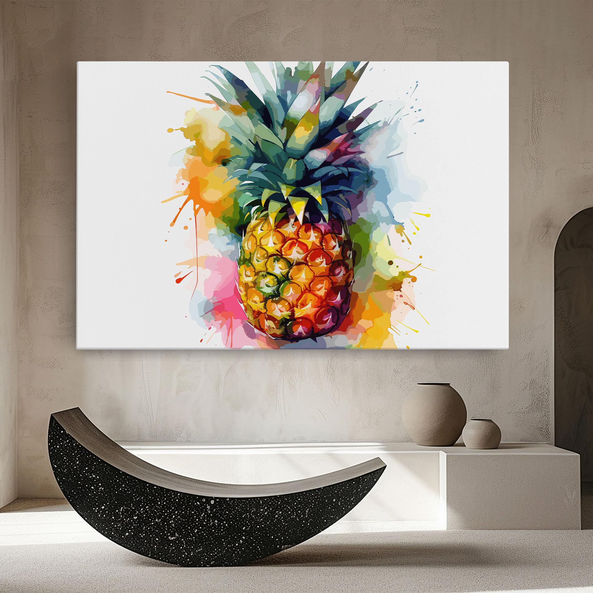 Leinwandbild Color Mix Pineapple mockup 8