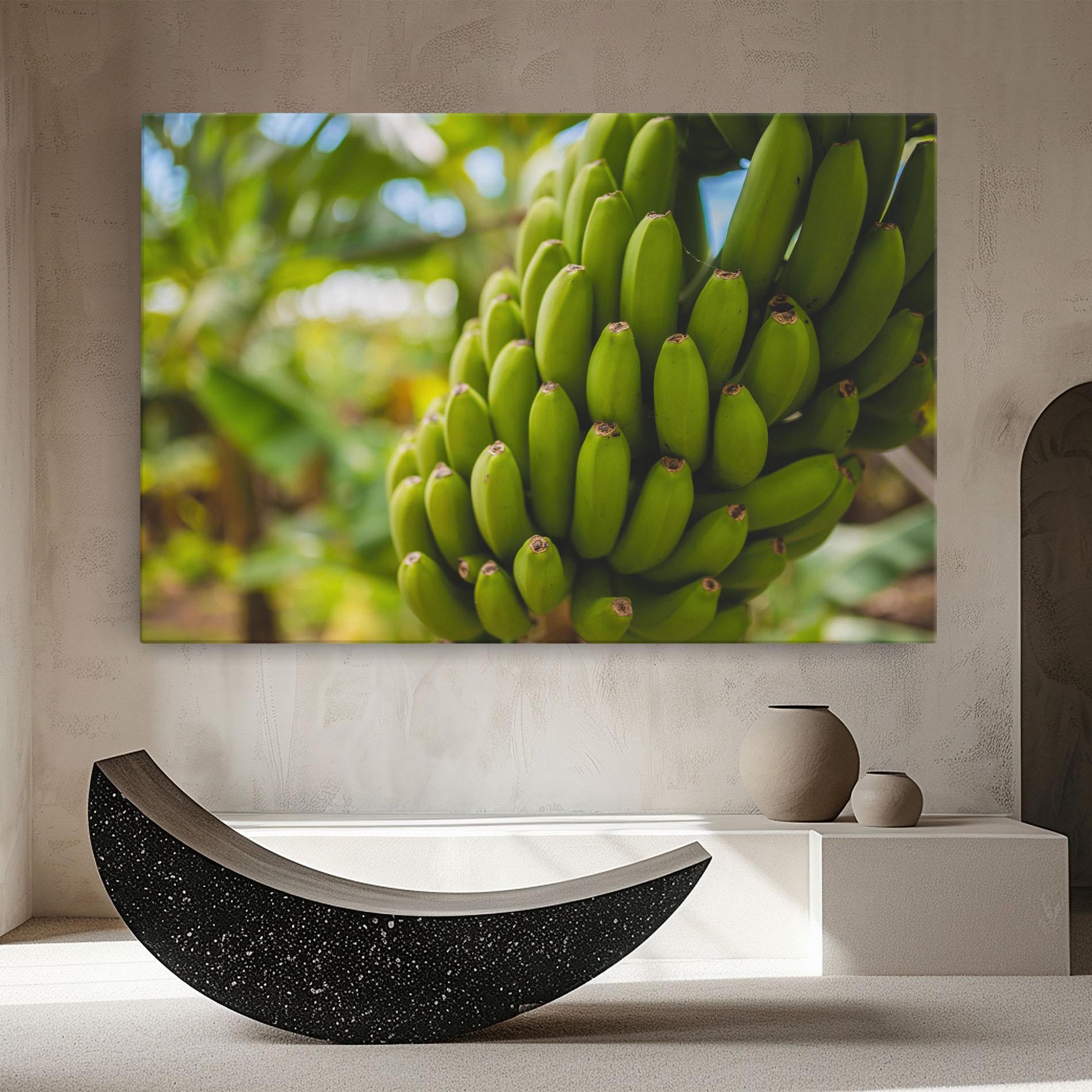 Leinwandbild Green Banana mockup 8