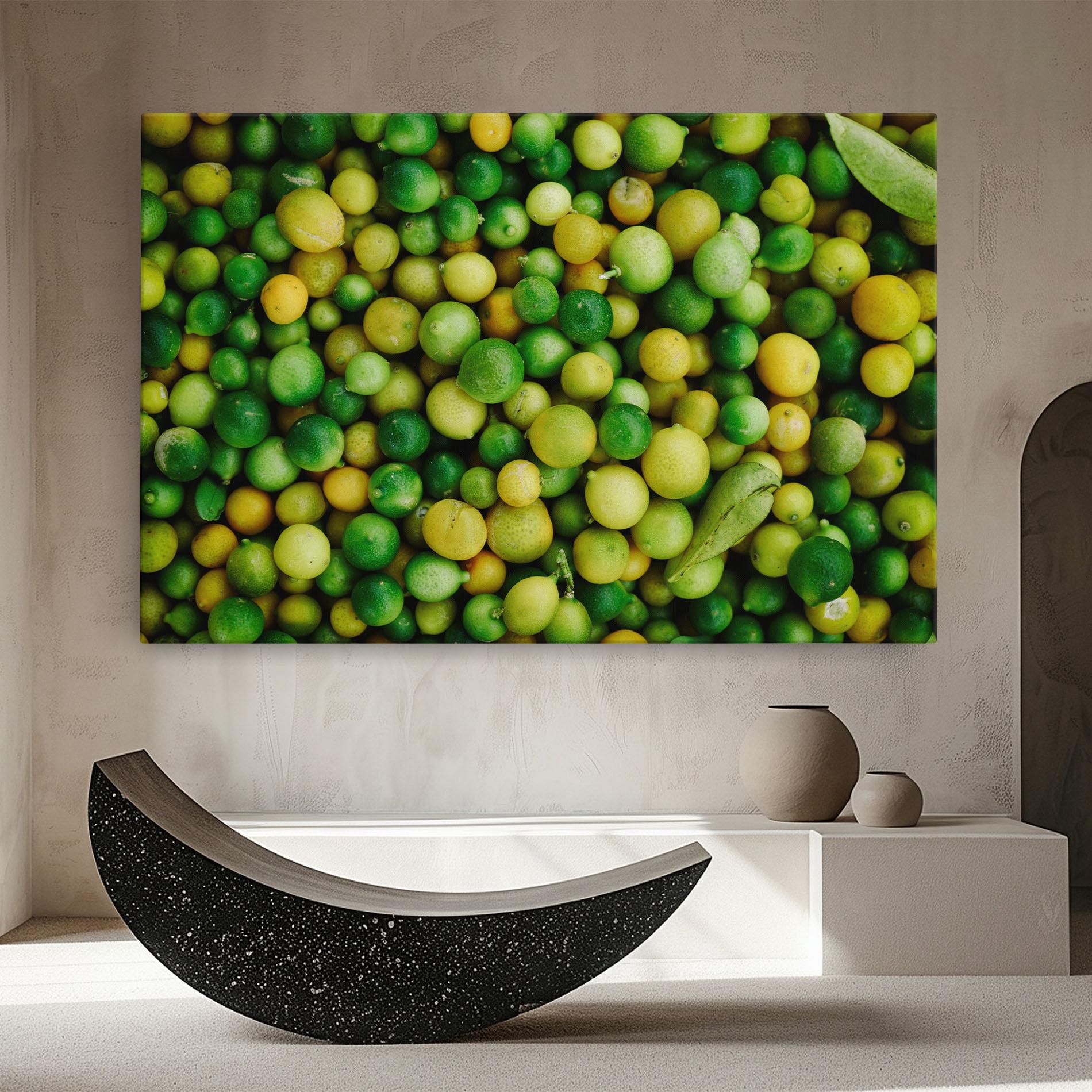 Leinwandbild Green Lime mockup 8