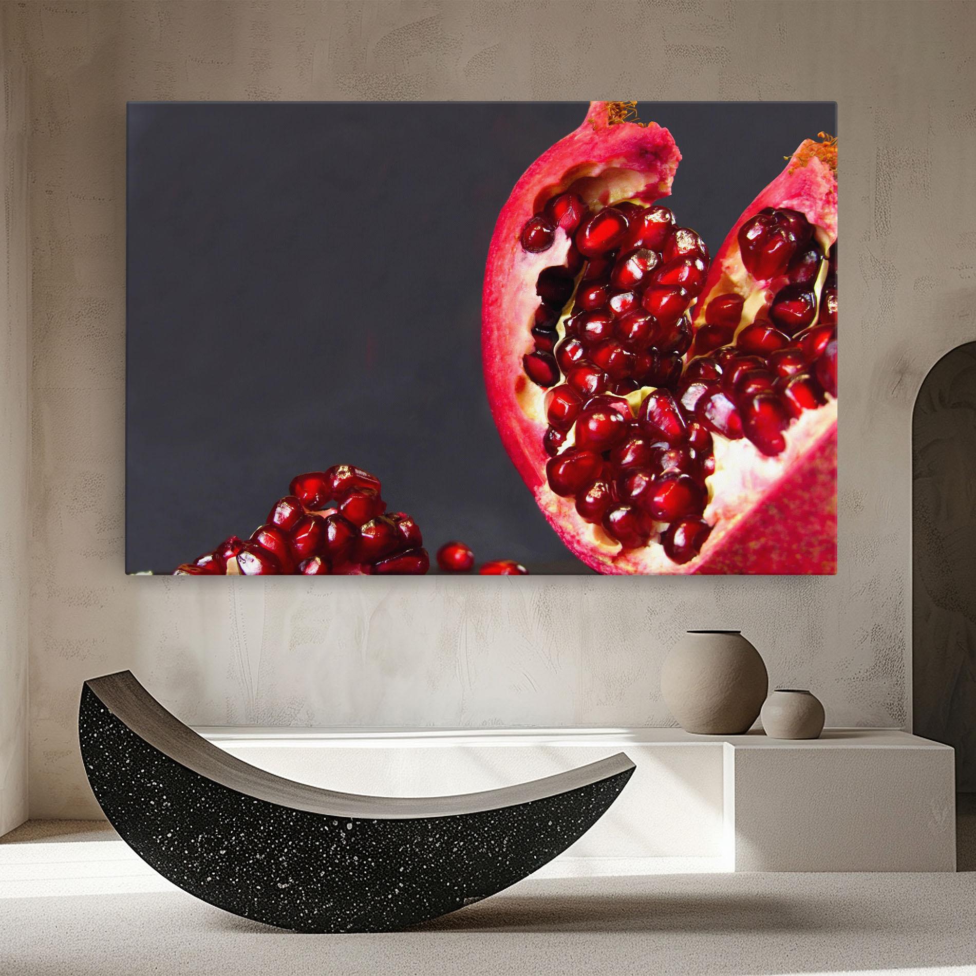 Leinwandbild Open Pomegranate mockup 8