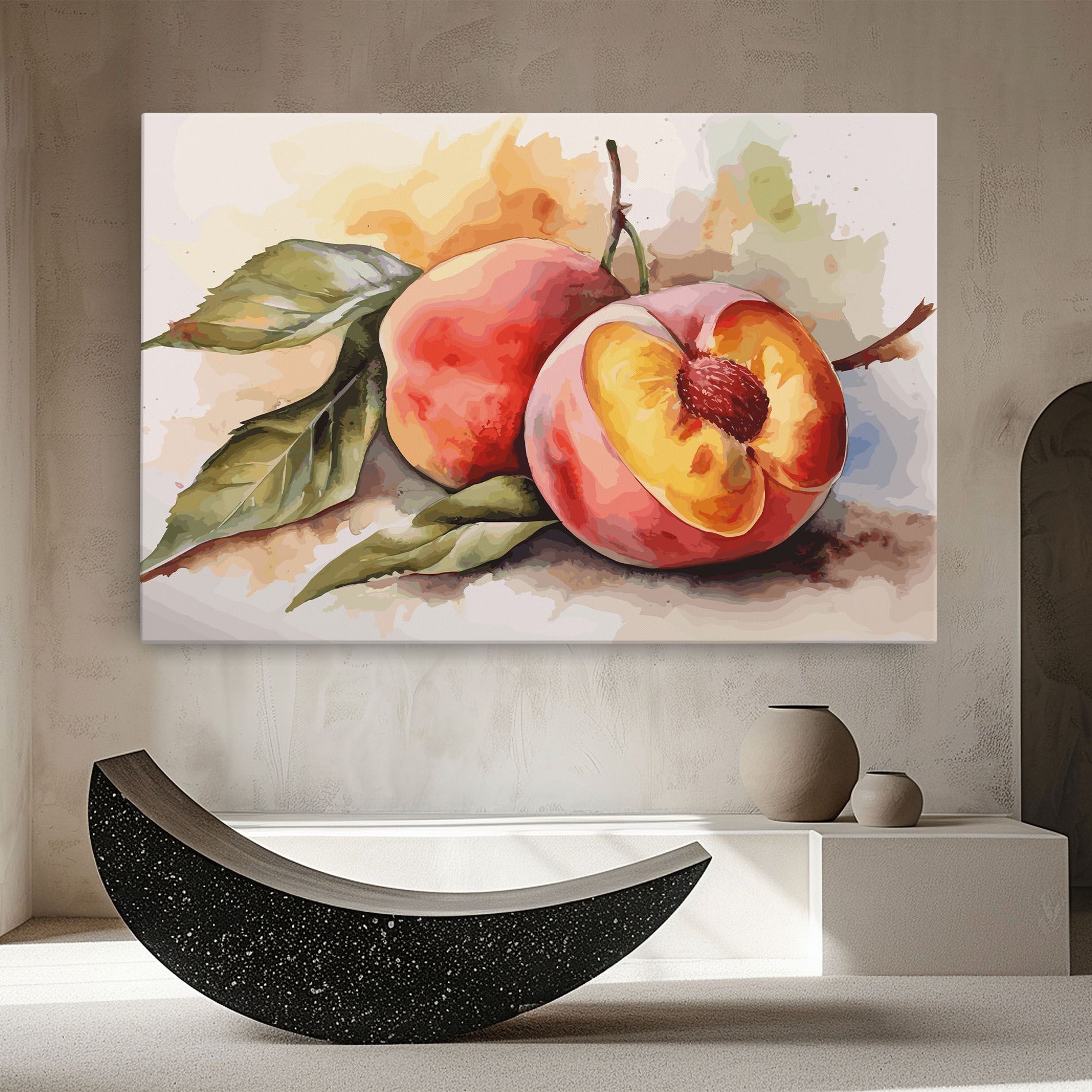 Watercolor Peach mockup 8