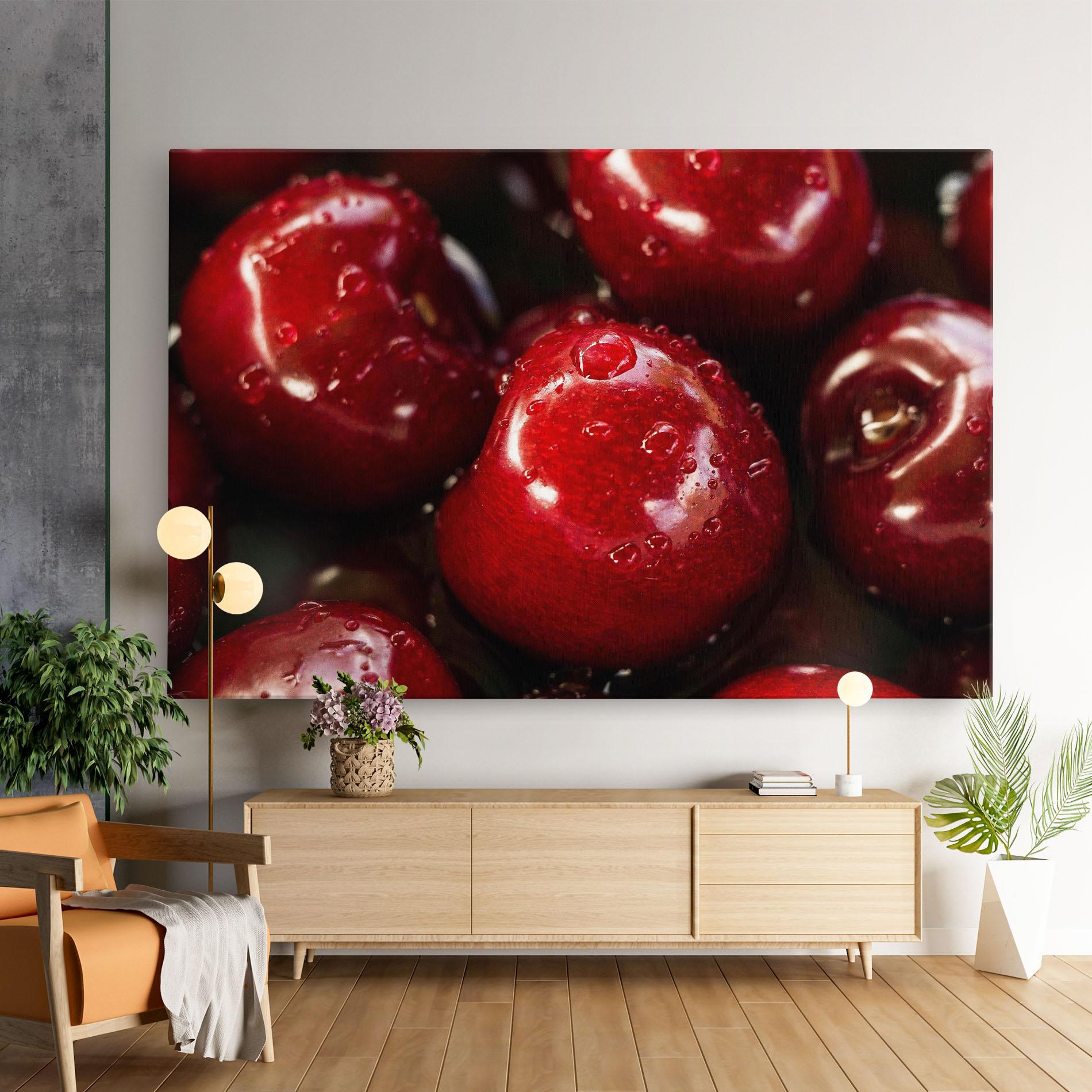 Leinwandbild Cherries mockup 9