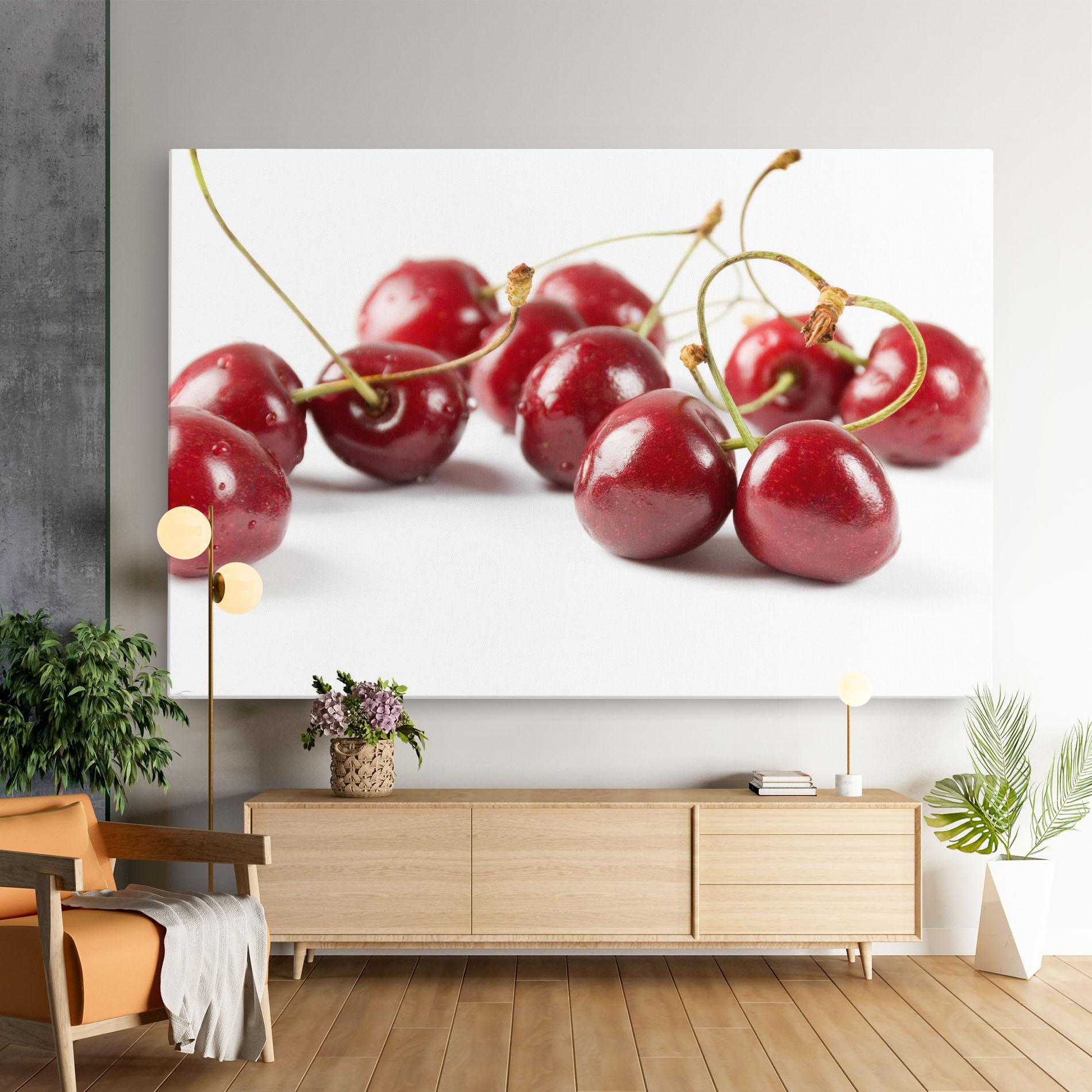 Leinwandbild Cherry Berries mockup 9