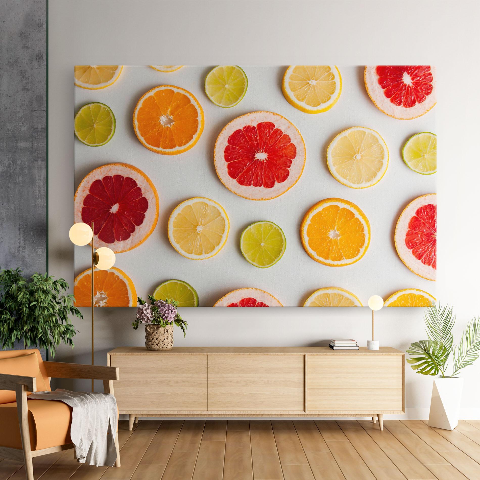 Leinwandbild Grapefruit Mix mockup 9