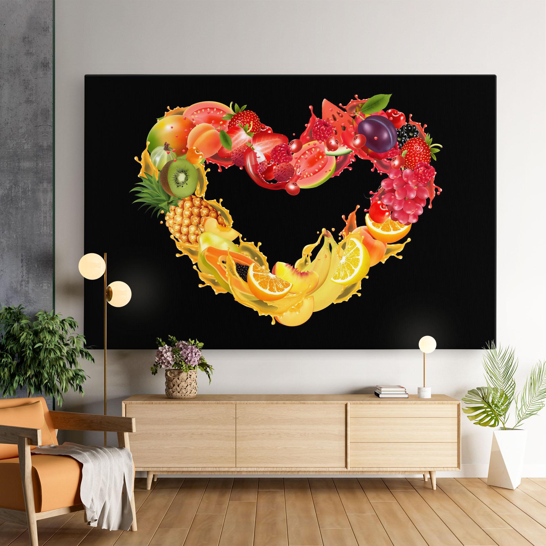 Leinwandbild Juice Frame mockup 9