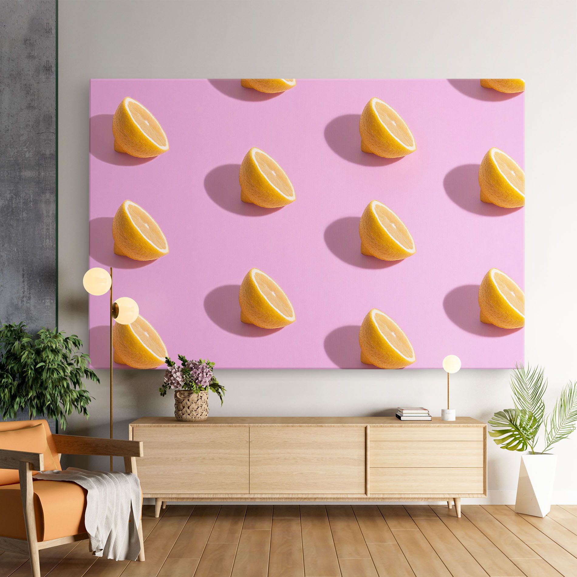 Lemon Pattern mockup 9