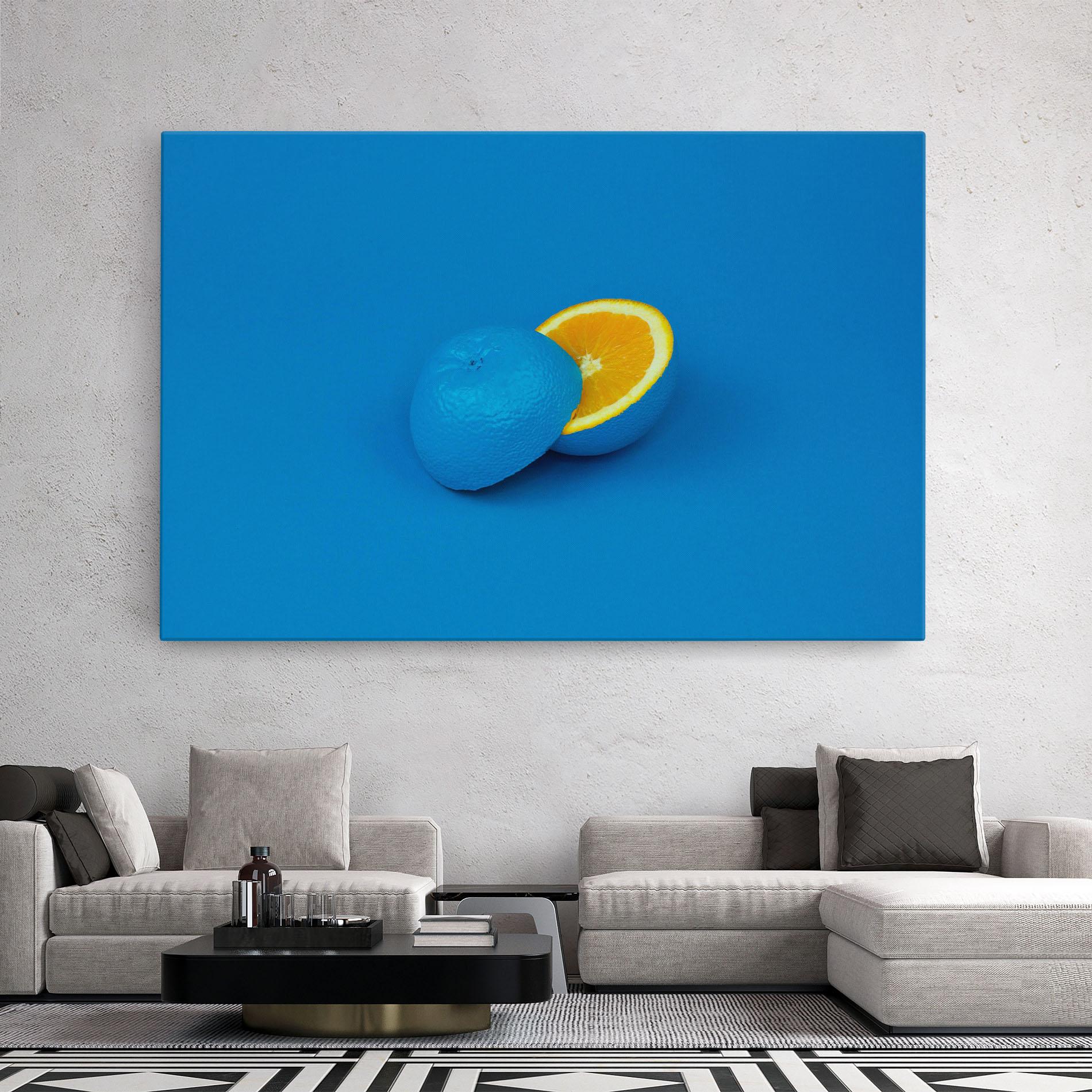 Leinwandbild Blue Orange mockup 2
