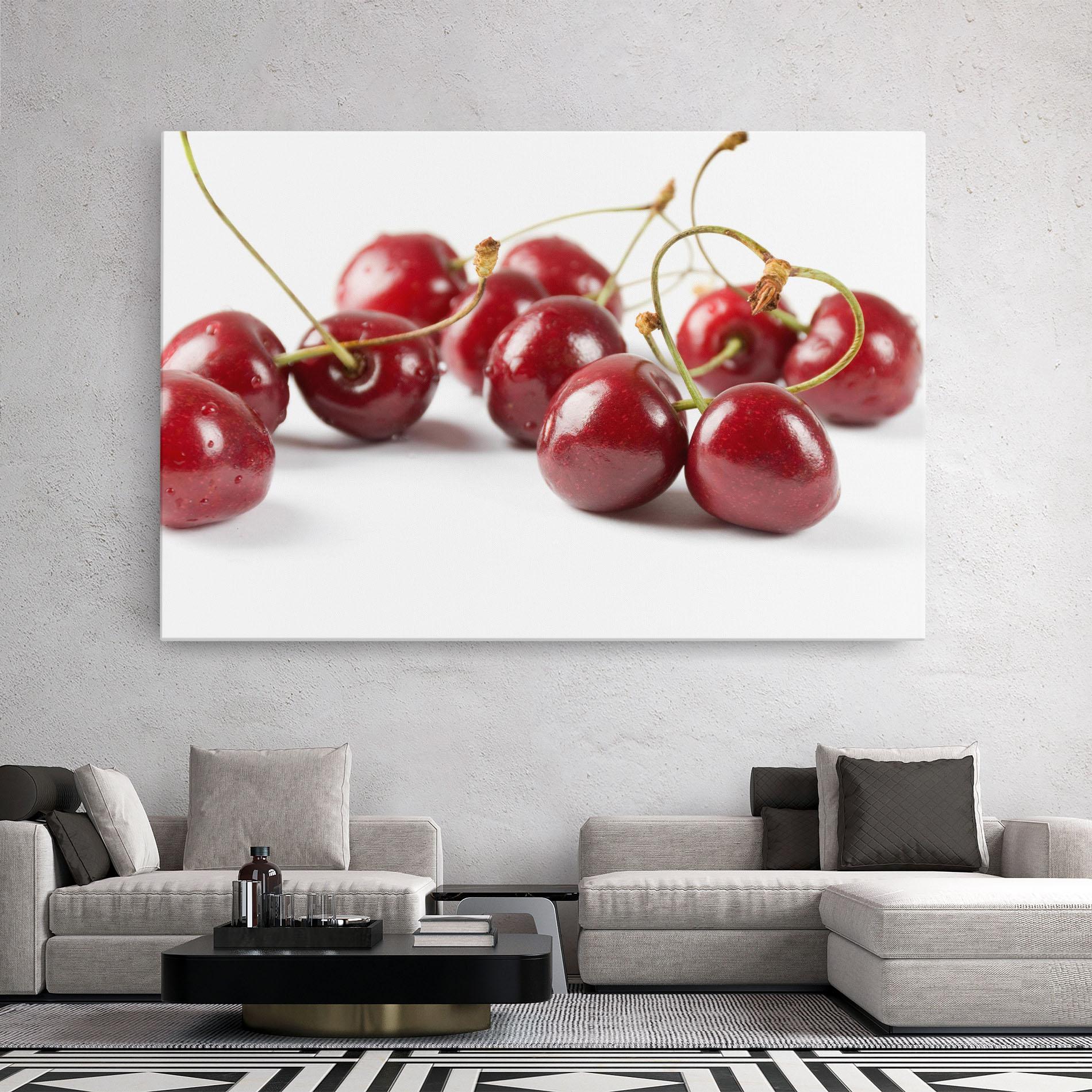 Leinwandbild Cherry Berries mockup 2