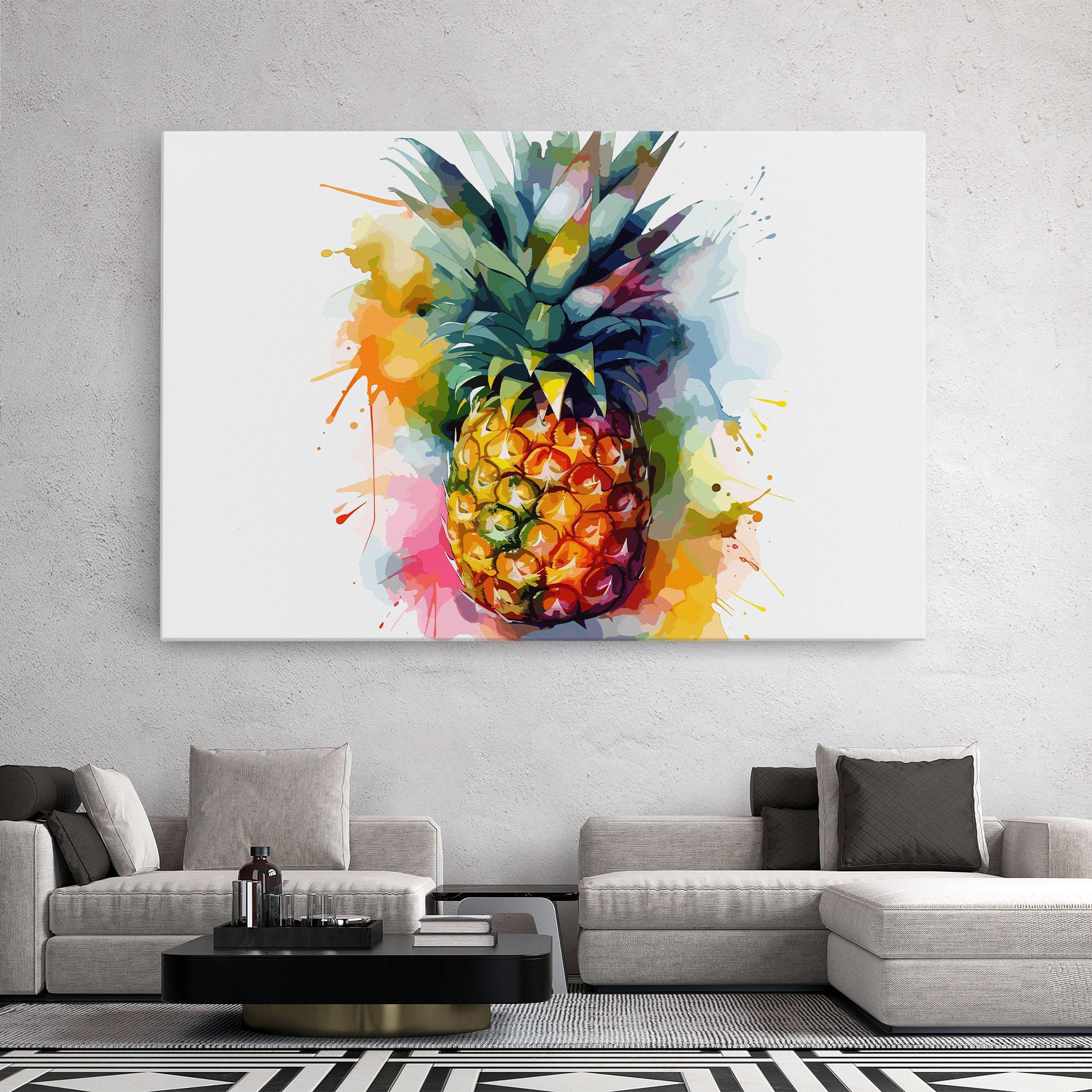 Leinwandbild Color Mix Pineapple mockup 2