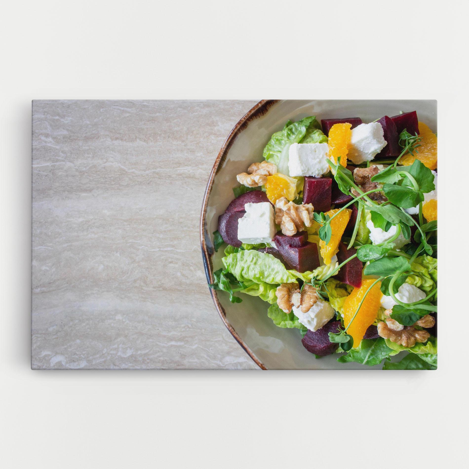 Leinwandbild Delicious Salad mockup 0