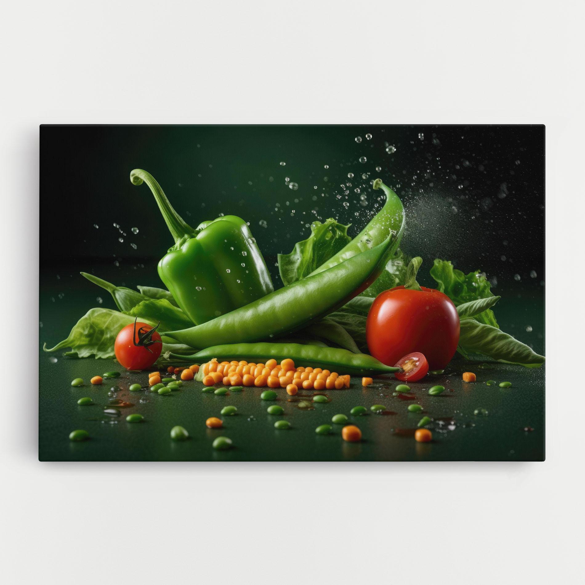 Leinwandbild Fresh Vegetables mockup 0