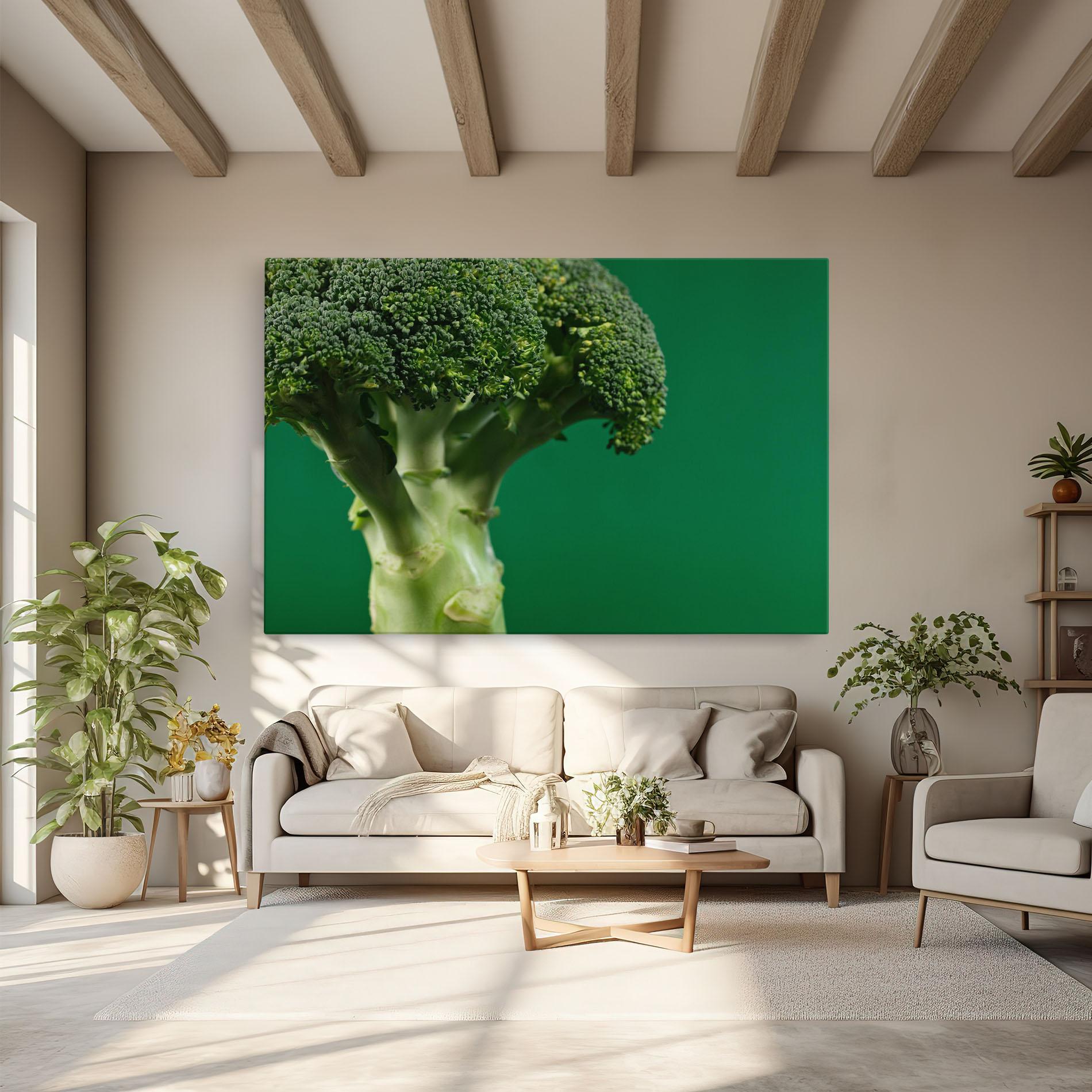 Leinwandbild Broccoli mockup 6