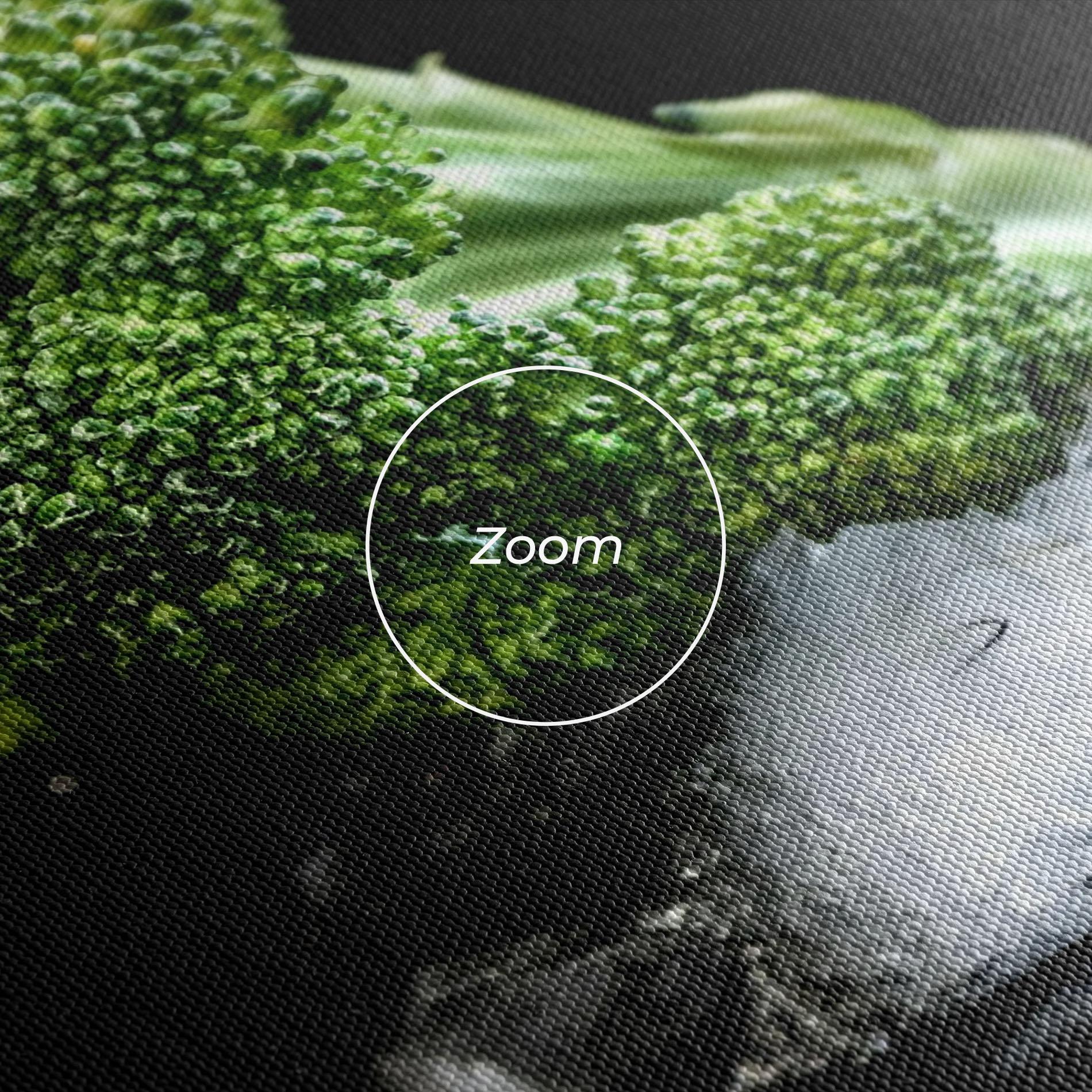 Leinwandbild Broccoli Water mockup 3