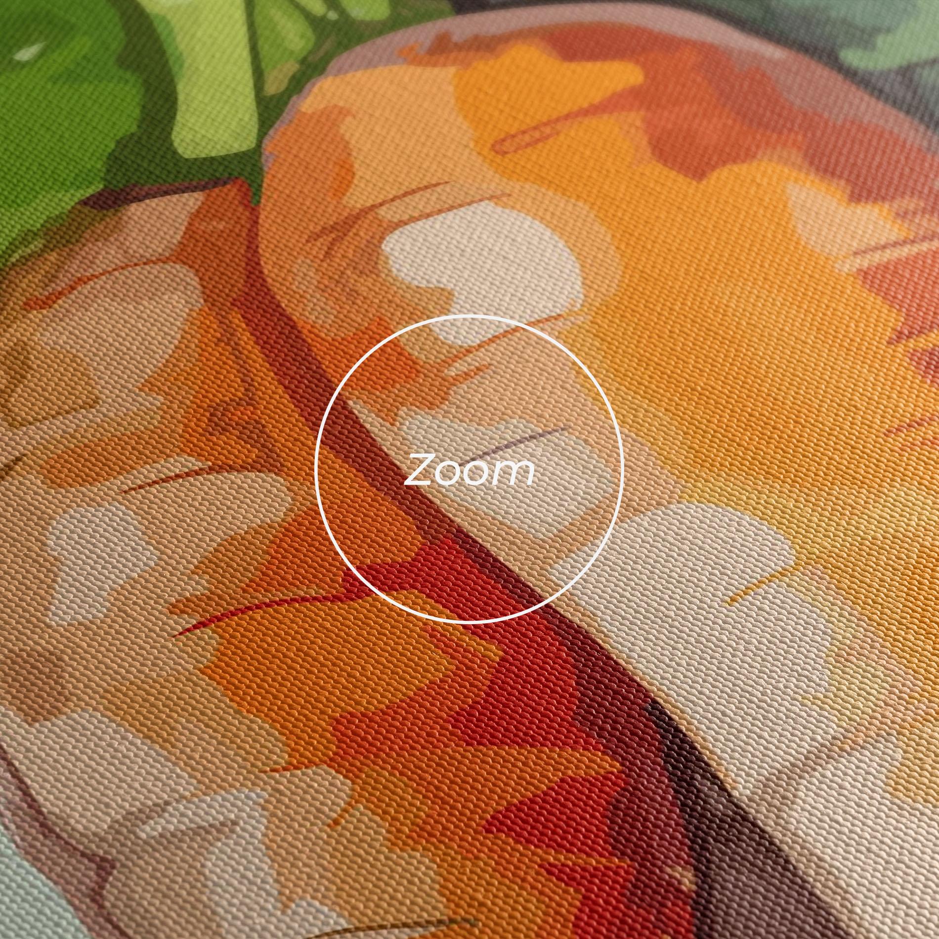 Leinwandbild Carrot Watercolor mockup 3