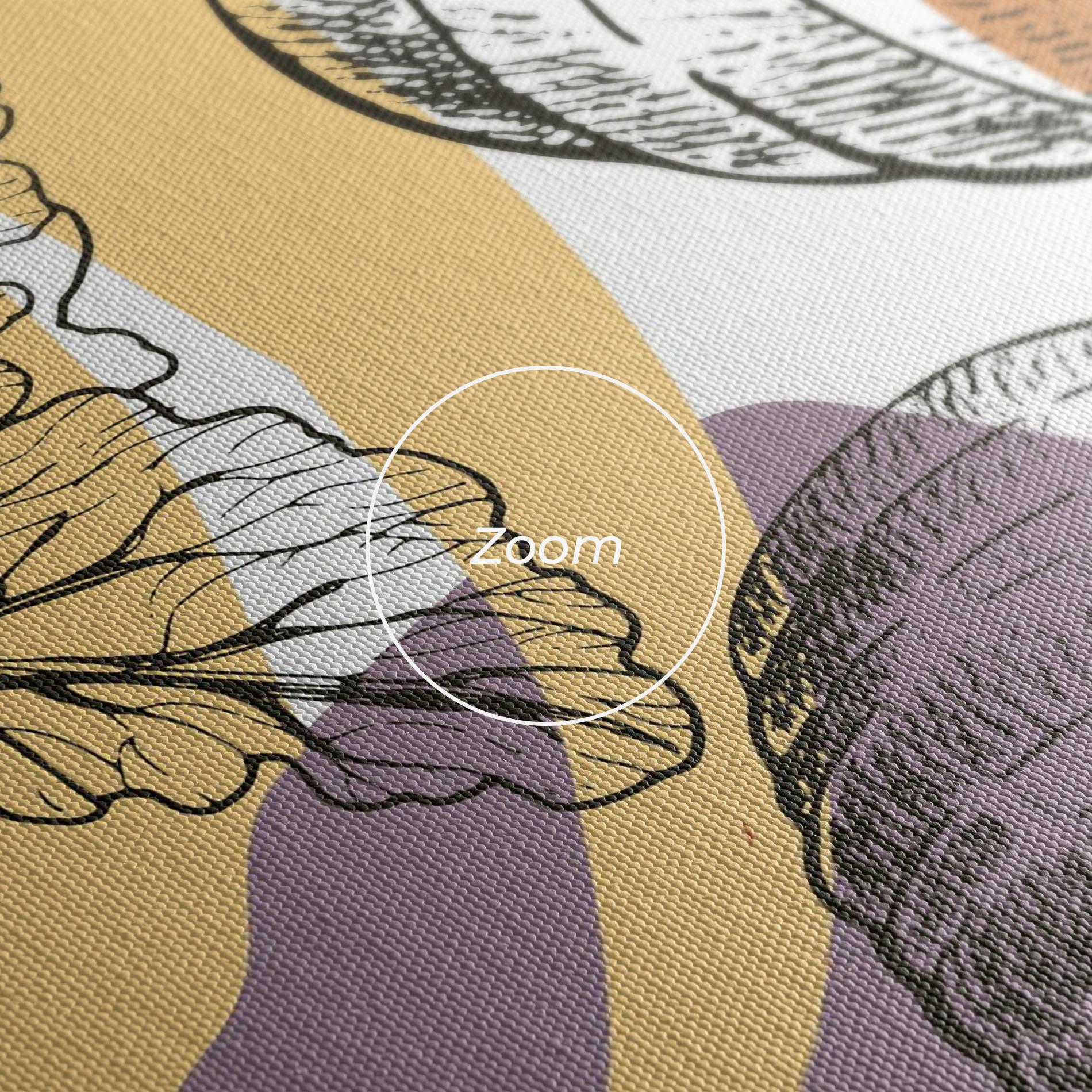 Leinwandbild Cream Vegetables Art mockup 3