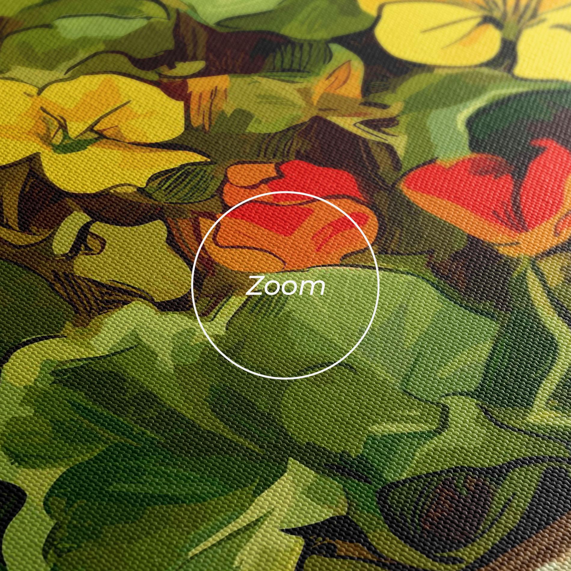 Leinwandbild Flower Food mockup 3