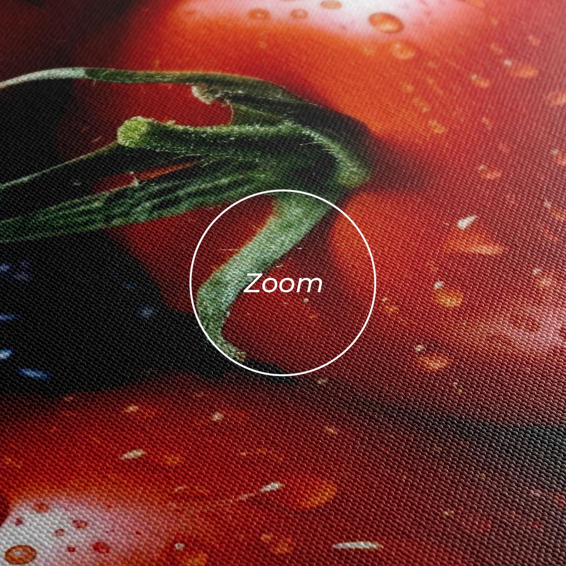 Leinwandbild Red Wet Tomato mockup 3