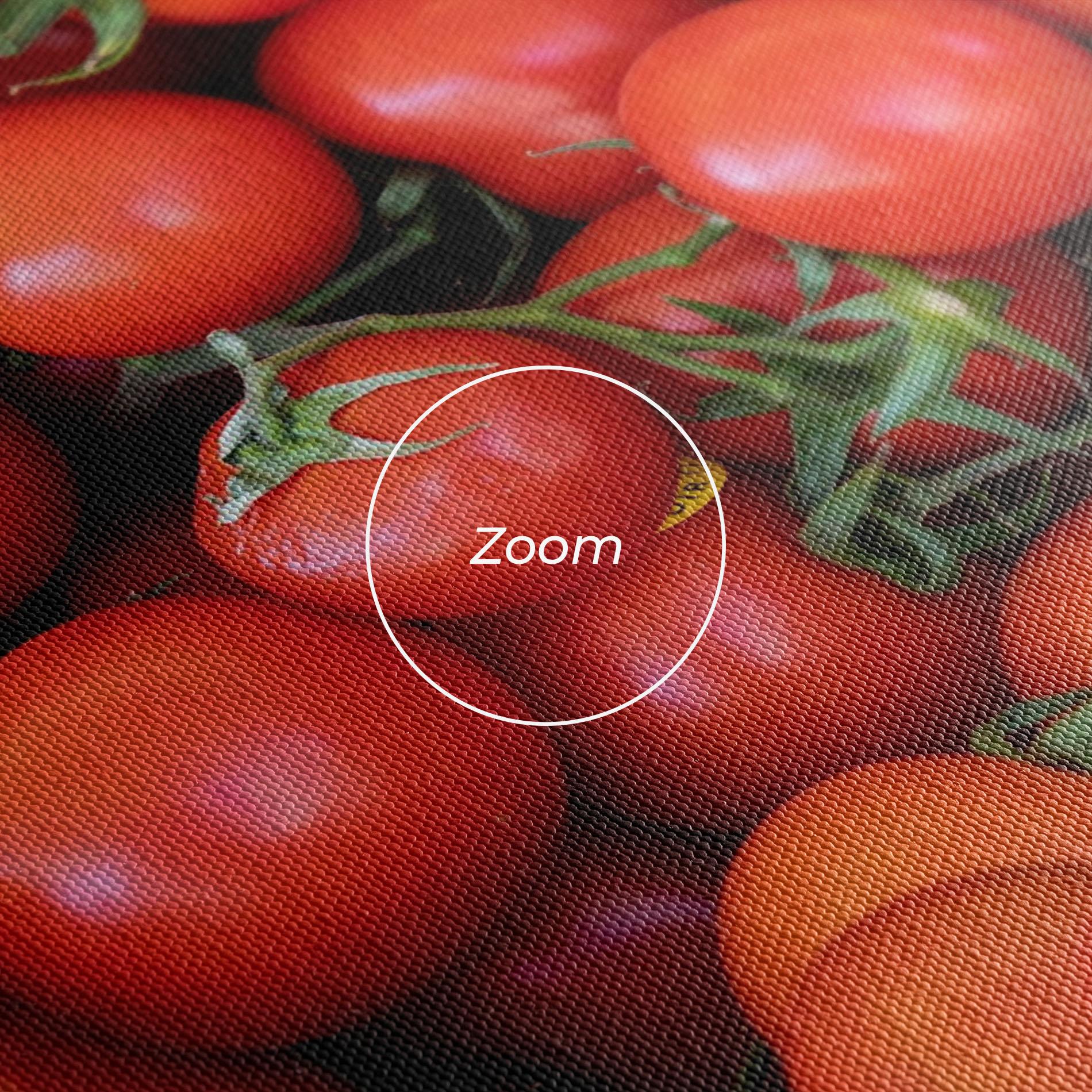 Leinwandbild Tomato Red Wall mockup 3