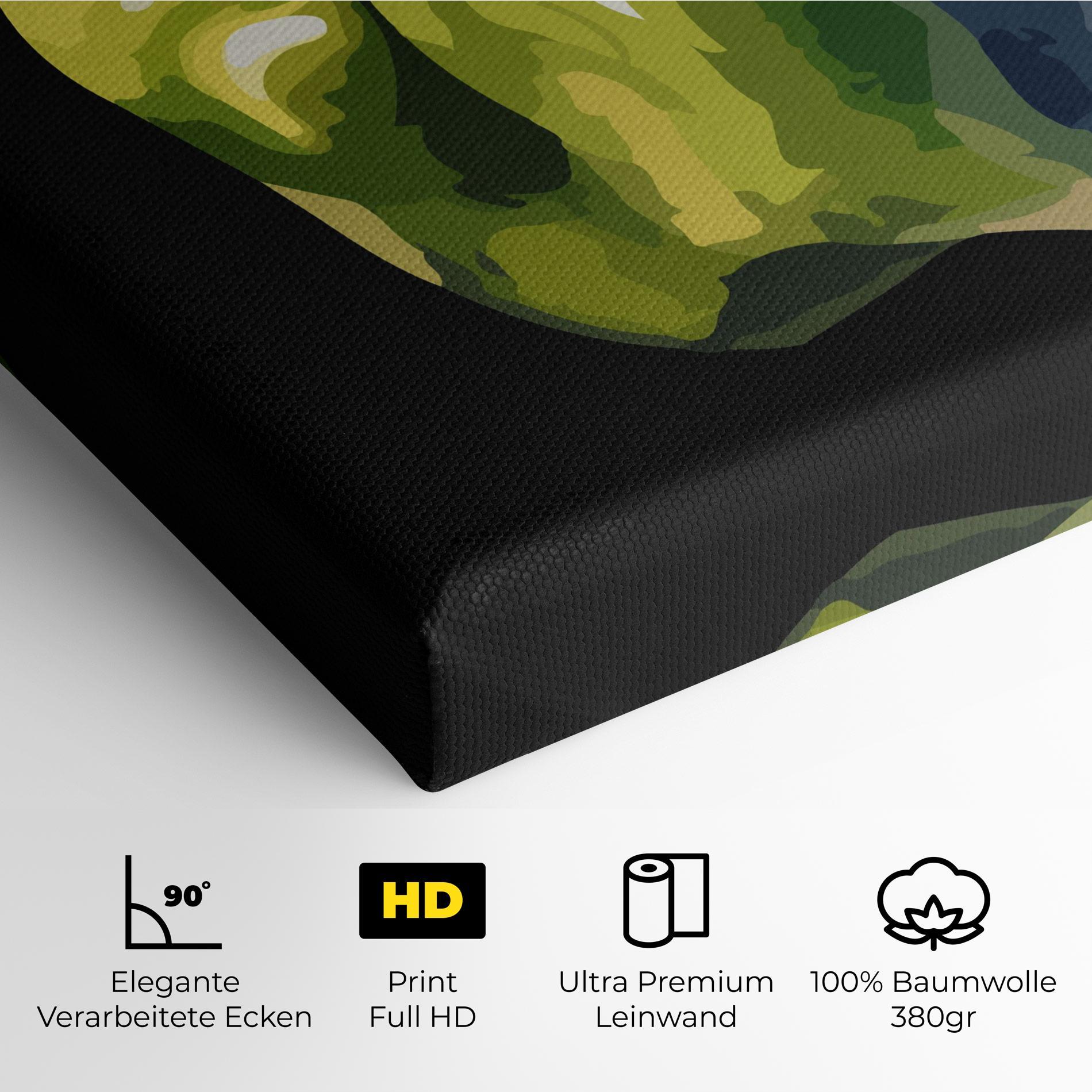 Leinwandbild Bellpepper Green Grey mockup 4